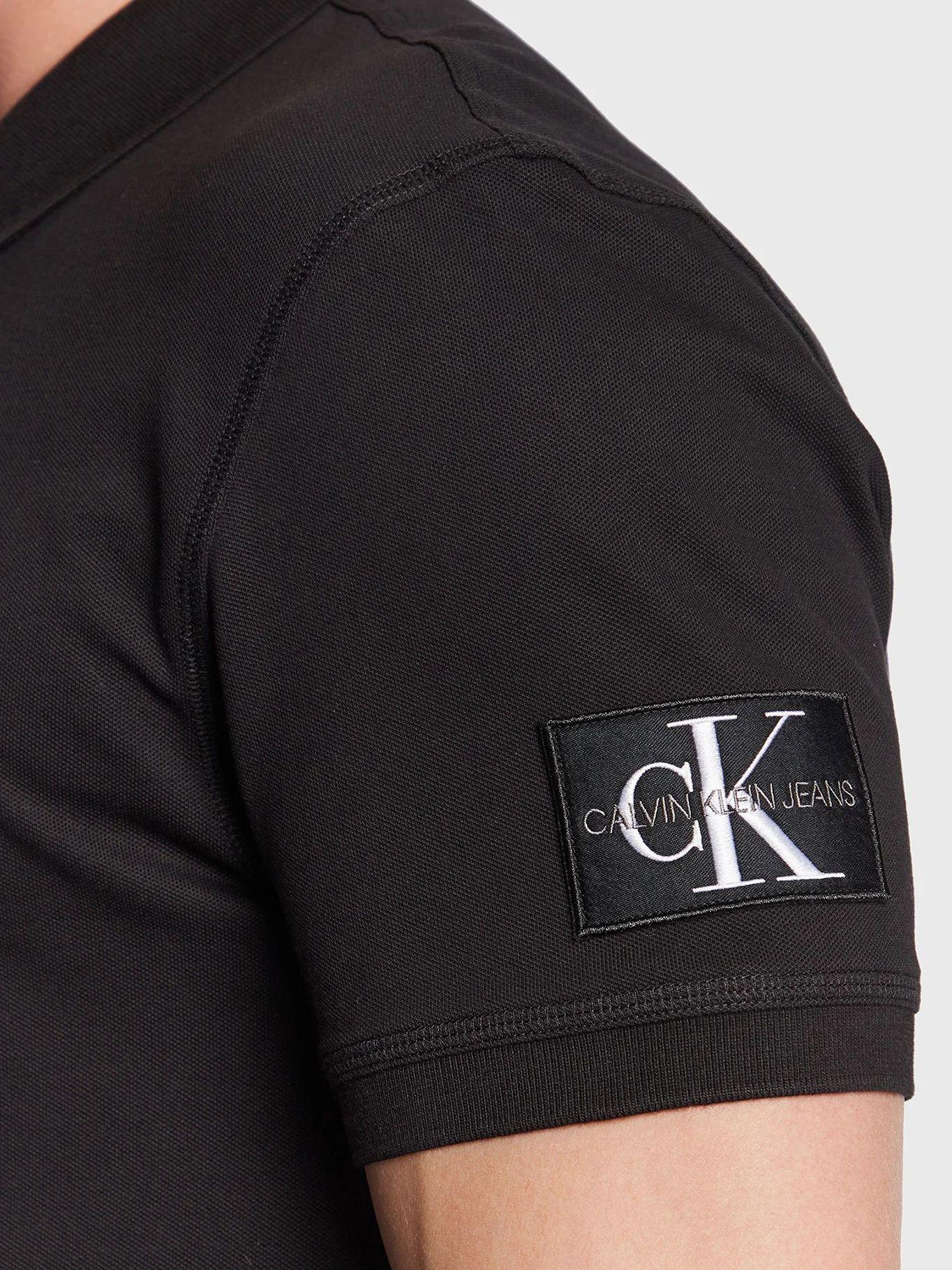 Polo con logotipo Negro Calvin Klein-3