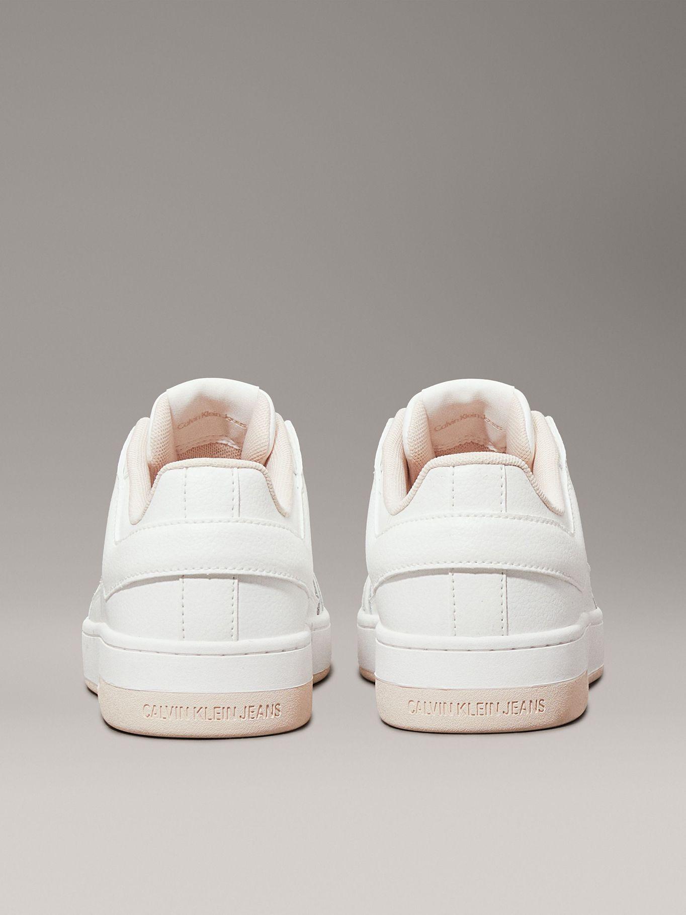 Zapatilla basket de cuero sintético Blanco Calvin Klein-1