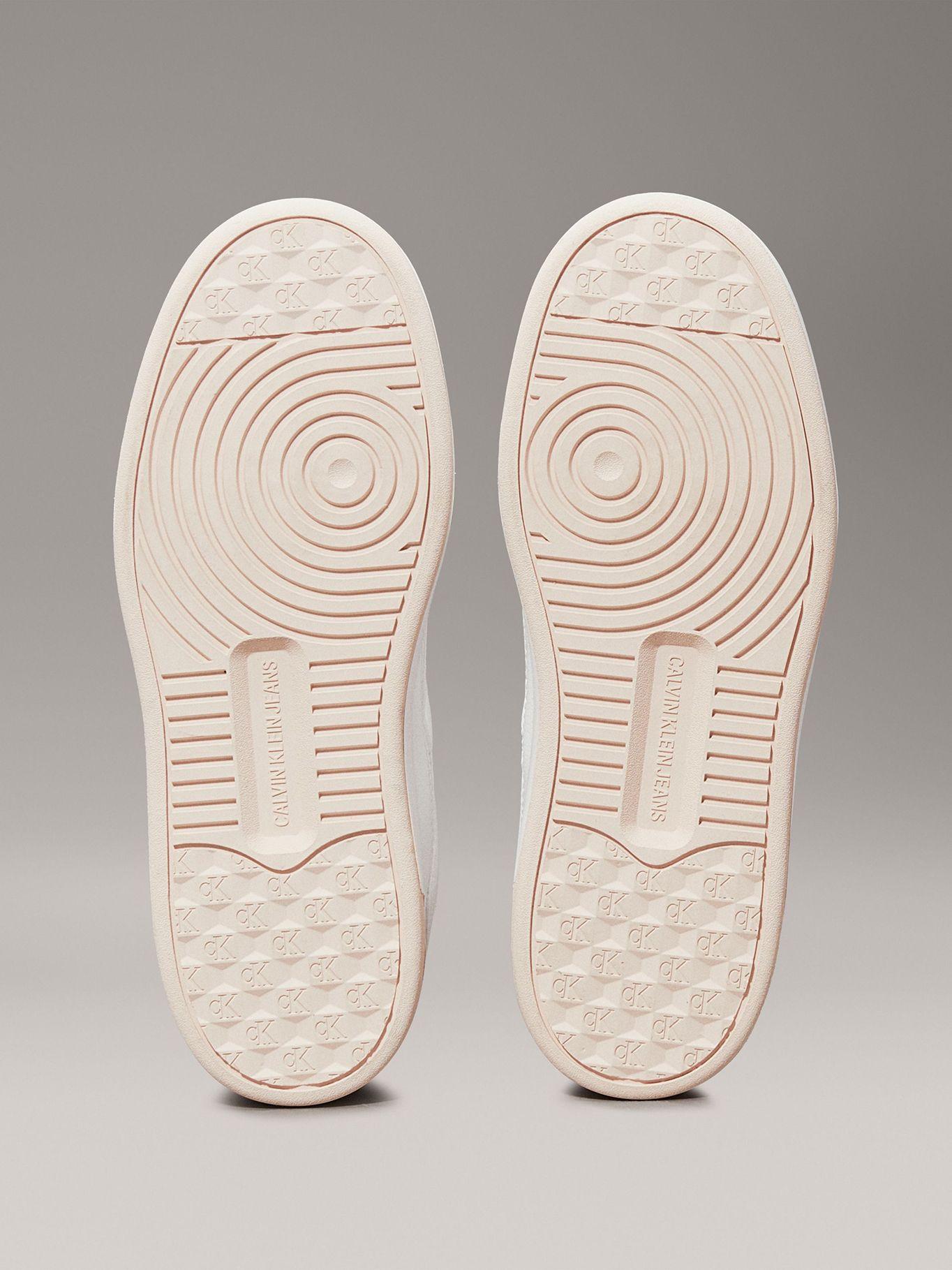 Zapatilla basket de cuero sintético Blanco Calvin Klein-3