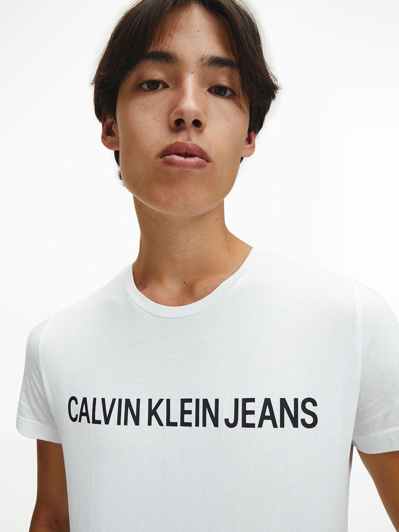 Polera Core Insttutional Blanco Calvin Klein-3