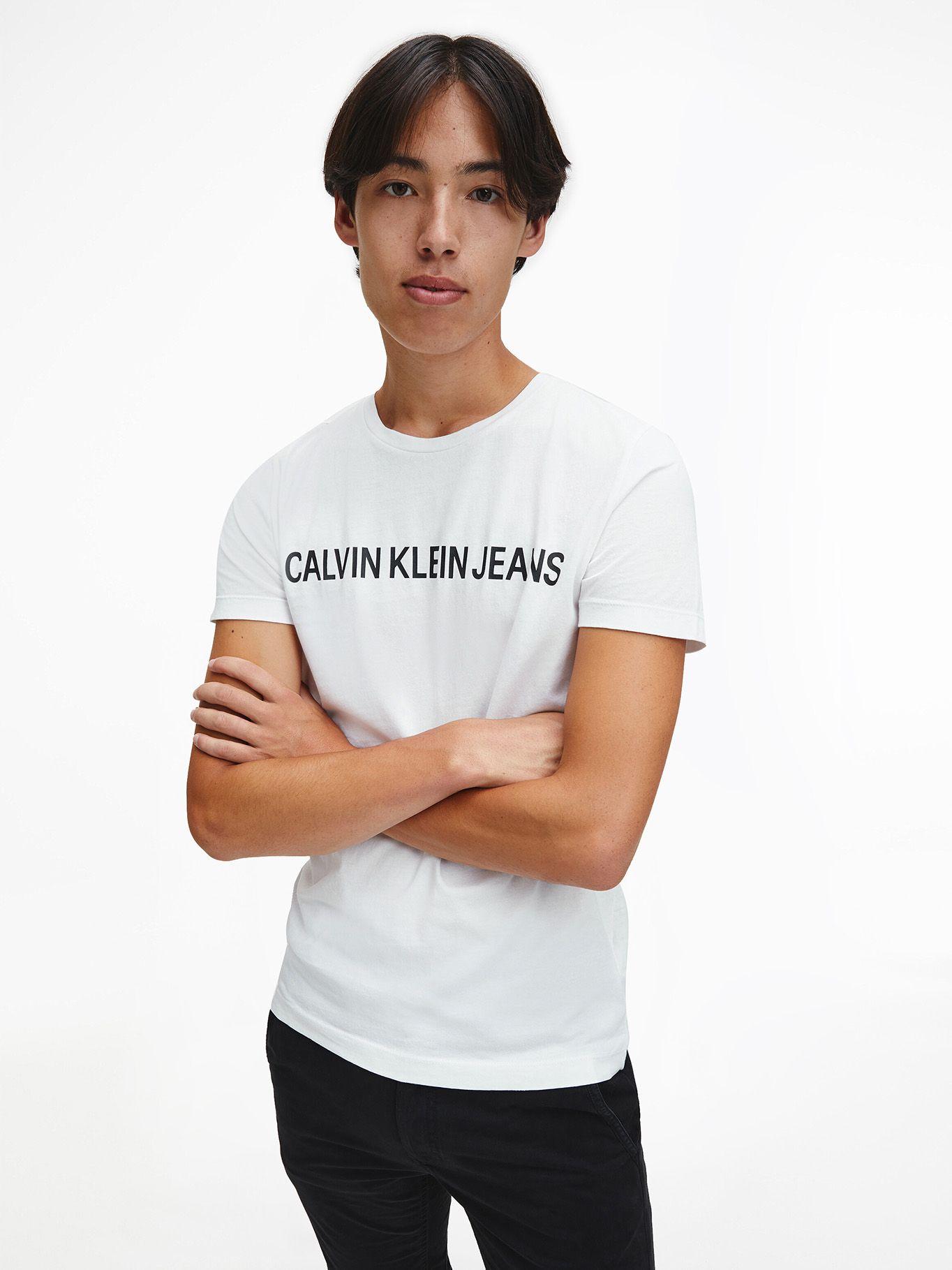 Polera Core Insttutional Blanco Calvin Klein-0