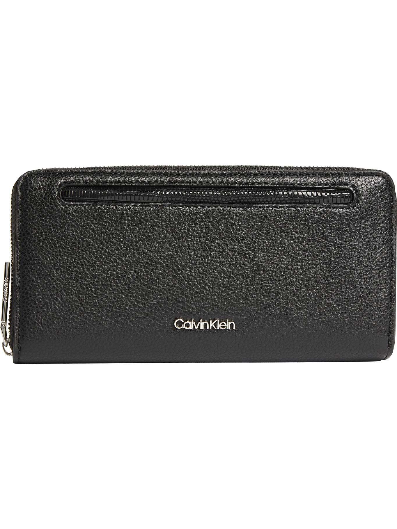 Billetera Ck Accent Negro Calvin Klein-0