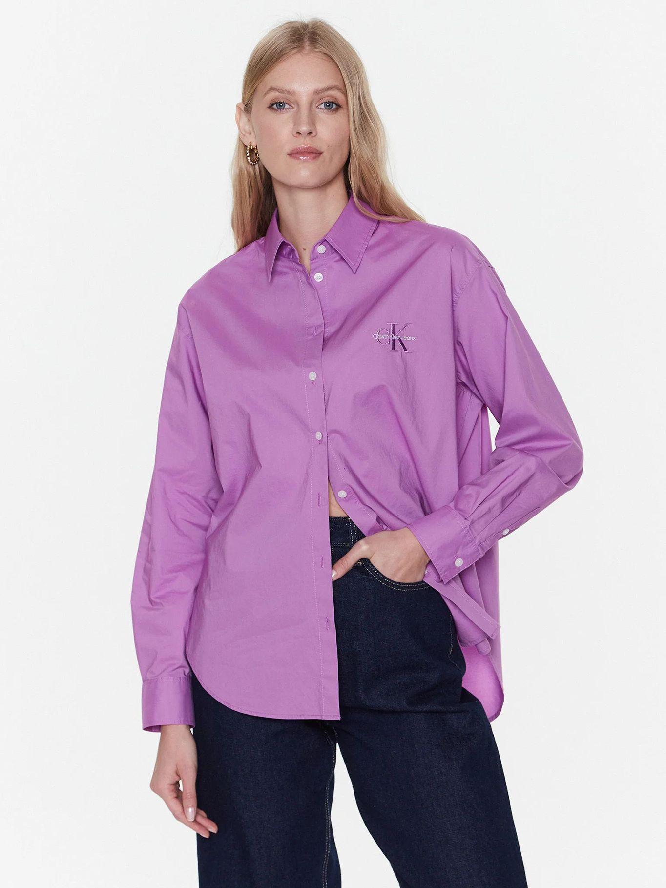 Camisa manga larga para dama Violeta Calvin Klein-0