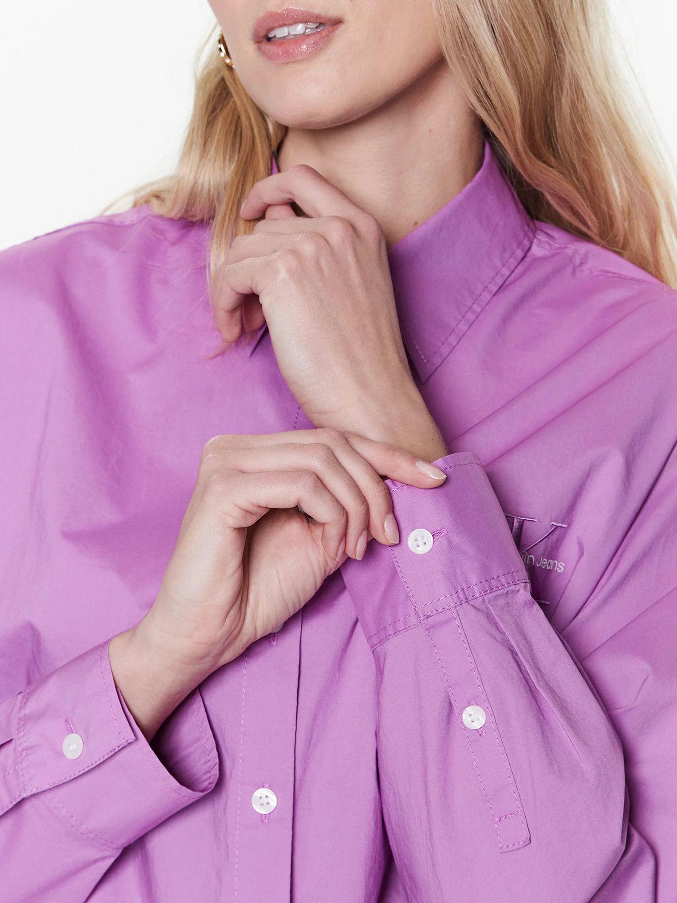 Camisa manga larga para dama Violeta Calvin Klein-4