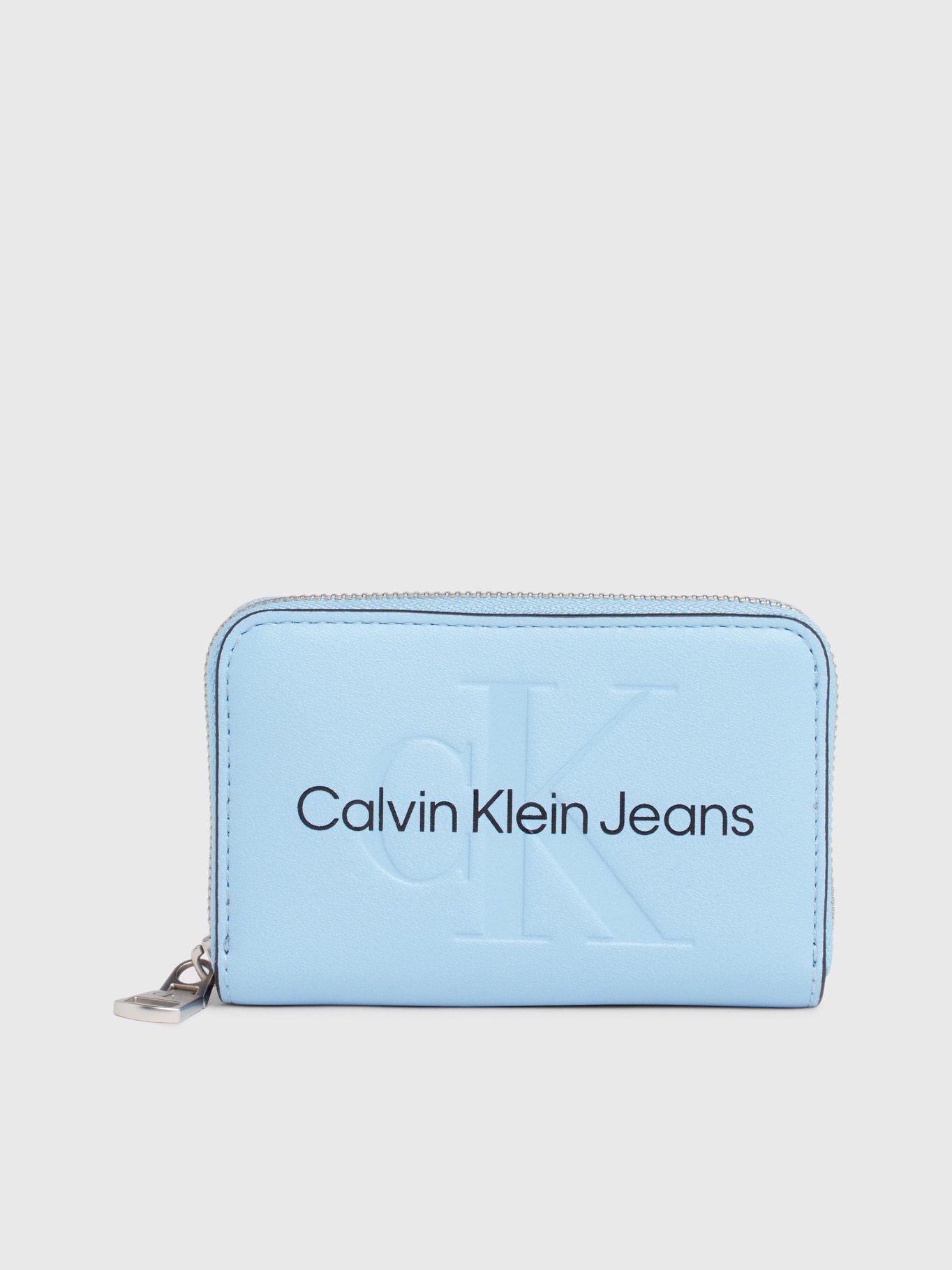 Billetera Sculpted Mono Azul Calvin Klein-0
