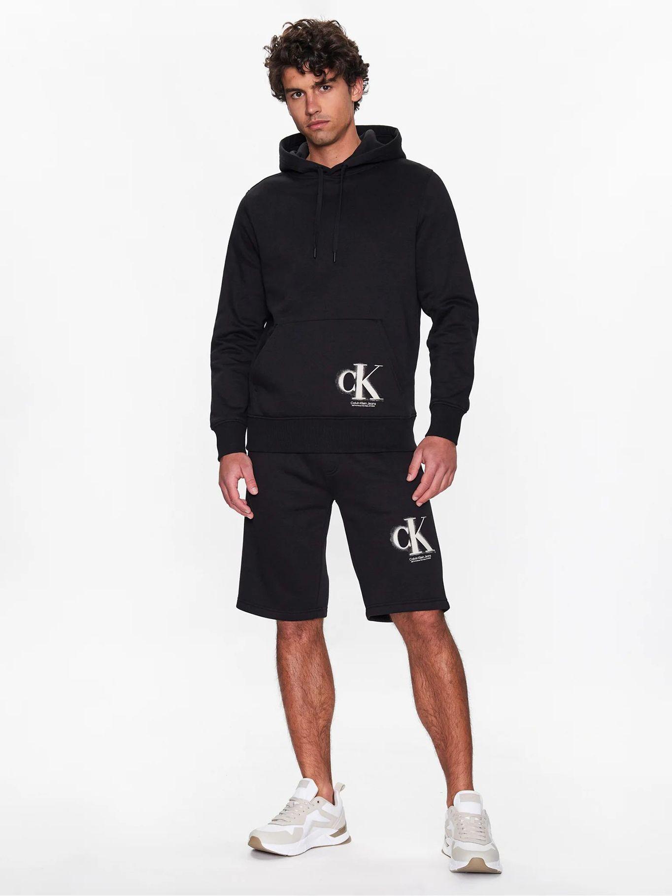 Pantalones cortos con logotipo Negro Calvin Klein J30J322905-BEH-1