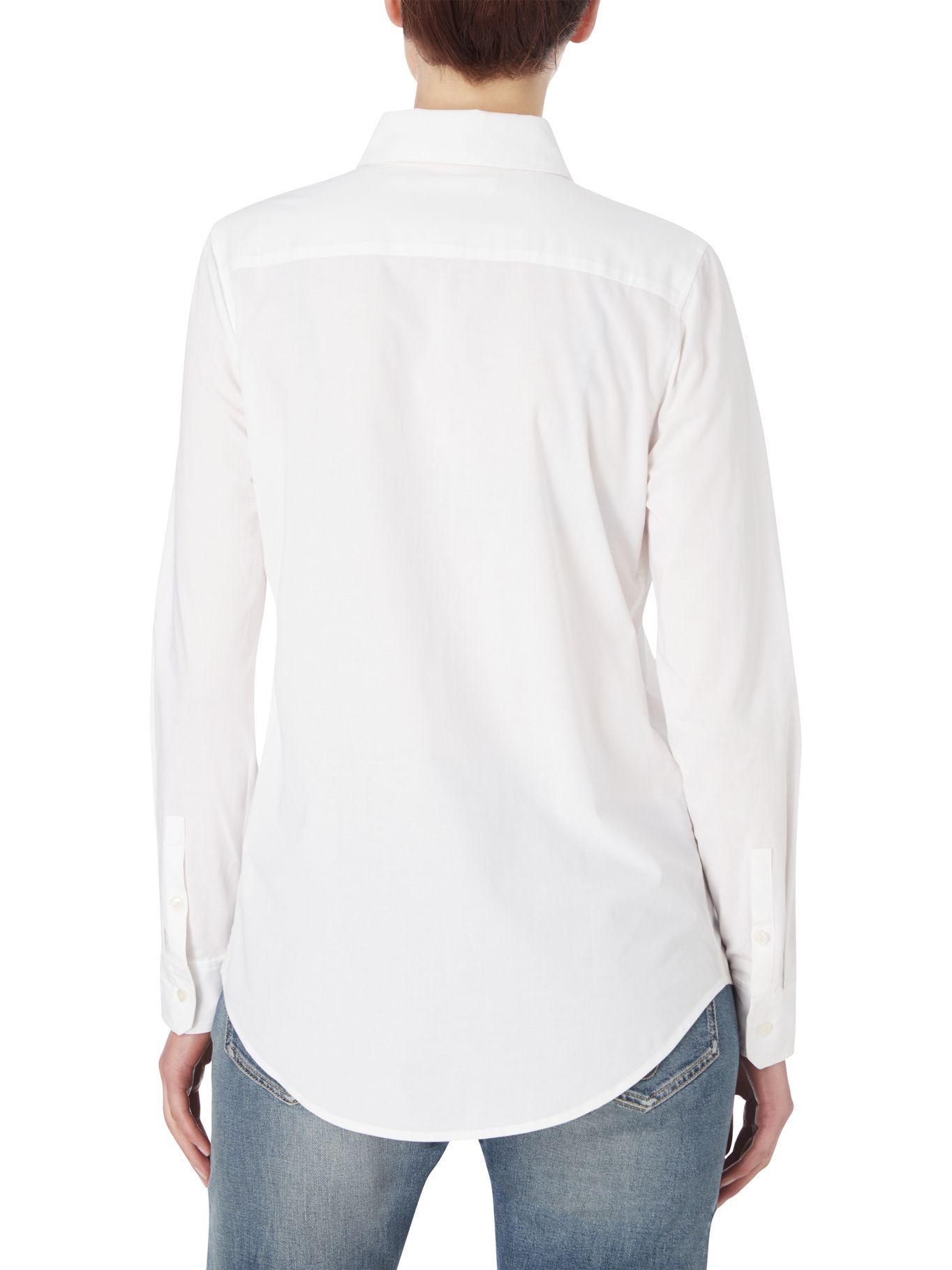 Camisa Slim Fit Poplin Blanco Calvin Klein-1