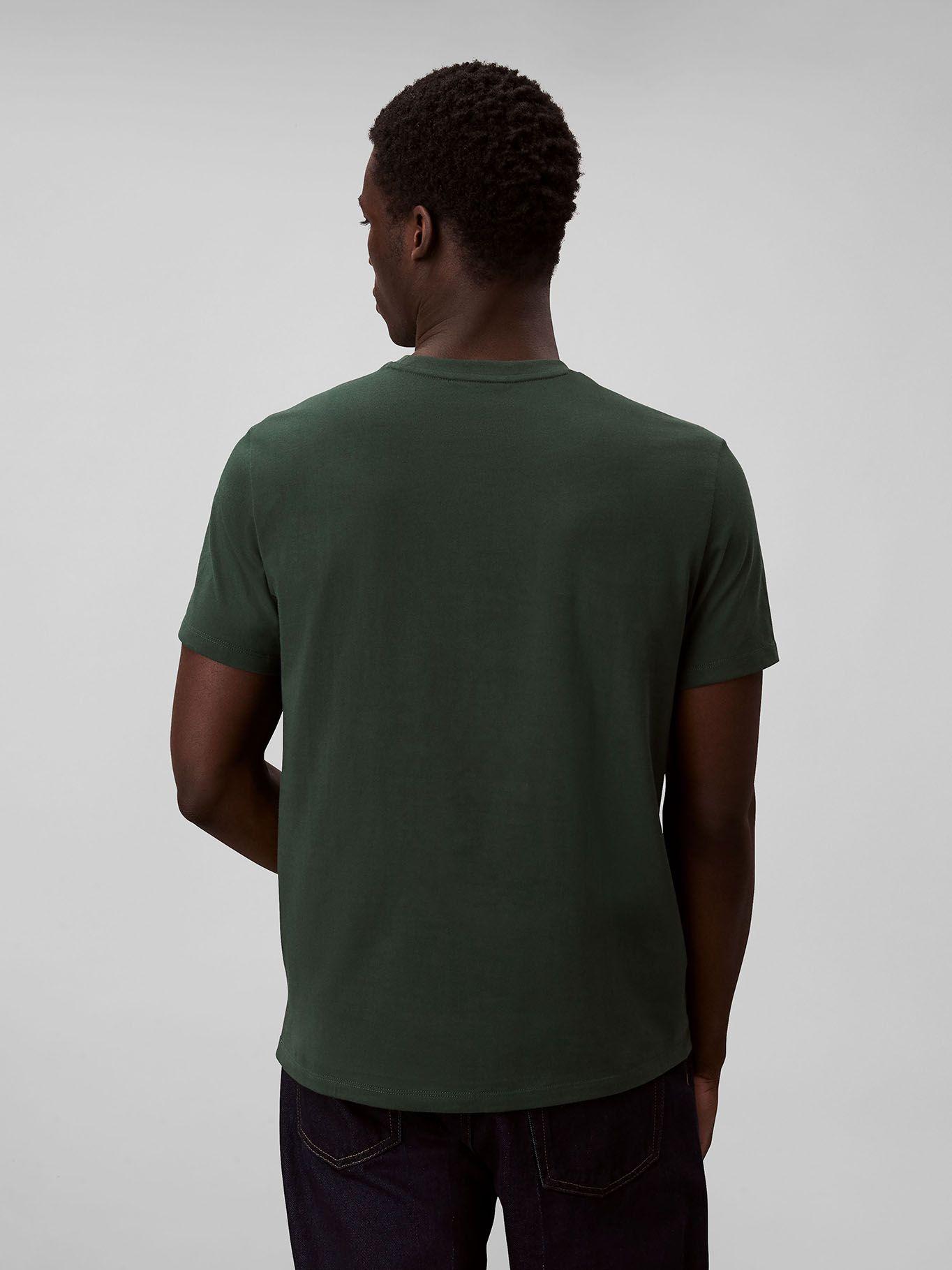 Polera Clásica con Monograma Verde Calvin Klein-2