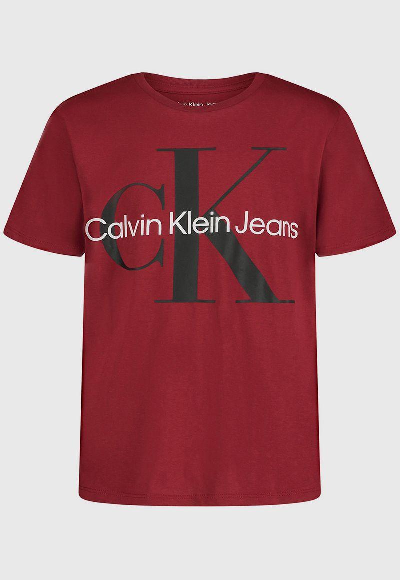 Polera Niño Monologo 659 Rojo Calvin Klein-0
