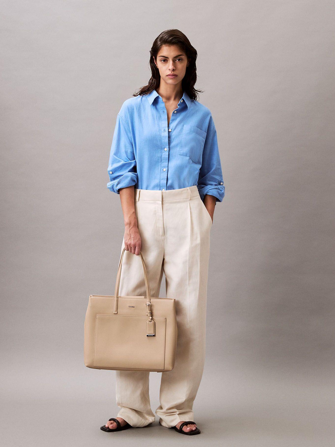 Cartera Tote CK Must Beige W75 Calvin Klein-4