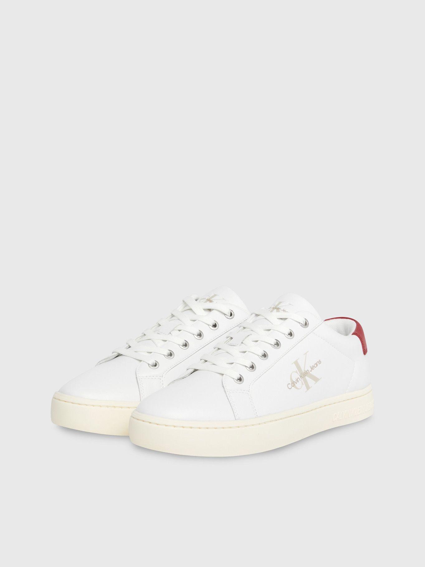 Zapatillas de Cuero Classic Cupsole Blanco Calvin Klein-0