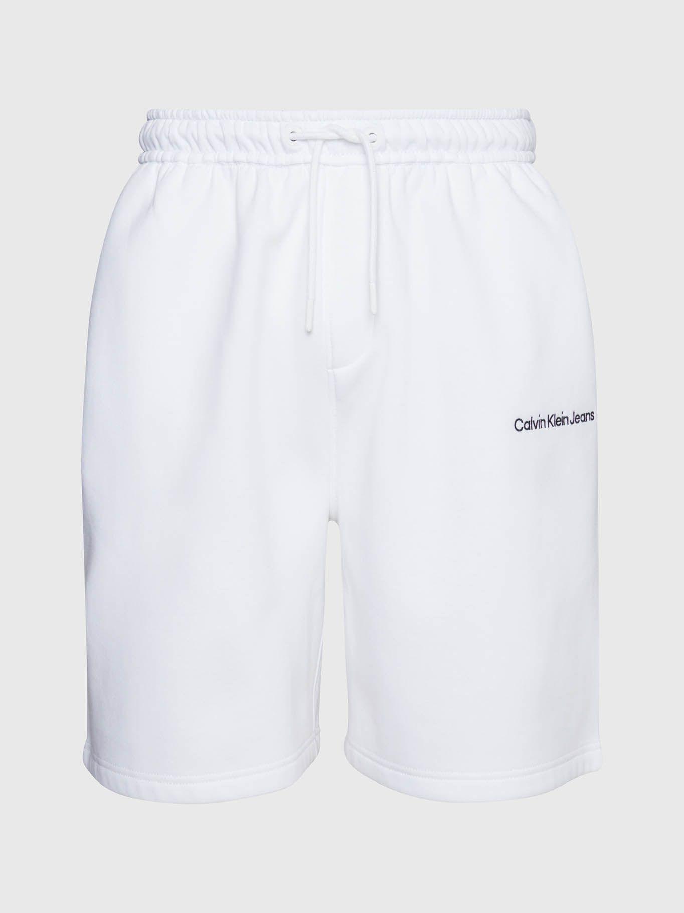 Shorts de chándal relaxed Blanco Calvin Klein-5