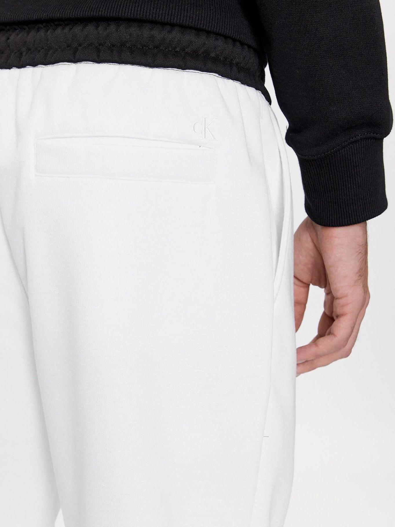 Jogger Institutional Colorblock Blanco Calvin Klein-4