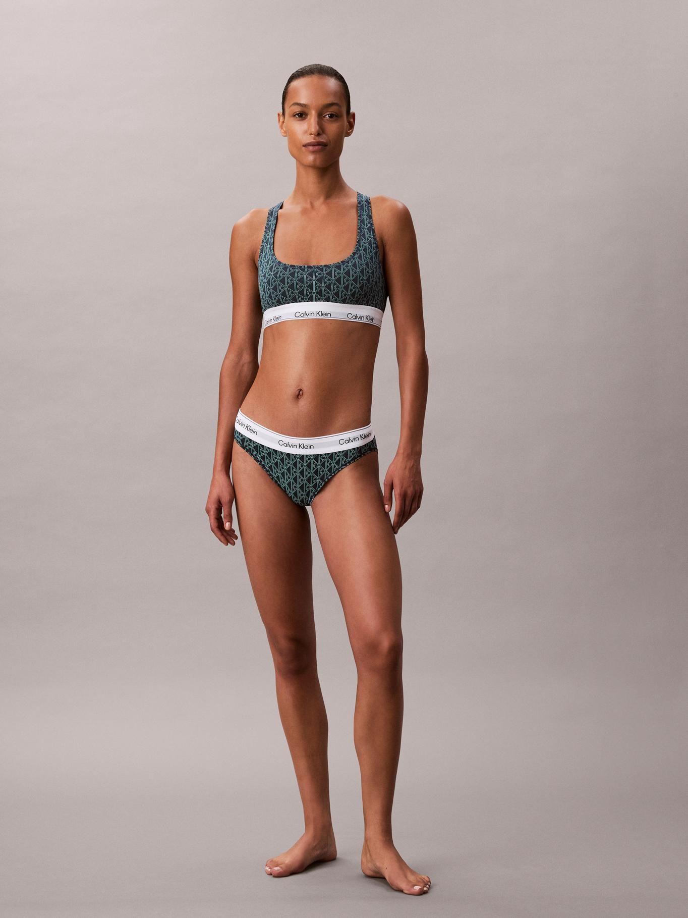 Bralette Icon Cotton Modal Verde Calvin Klein-1