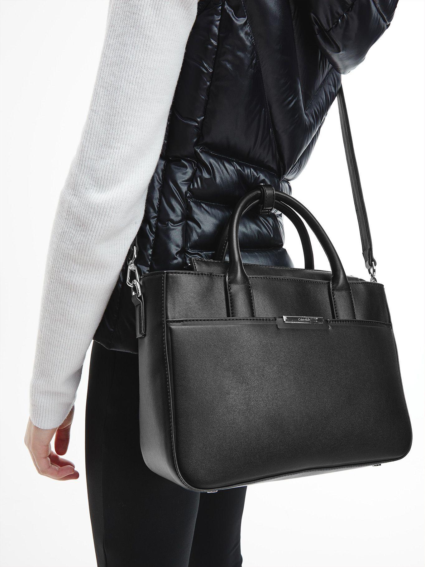 Cartera Handbag Focused Negro Calvin Klein-3