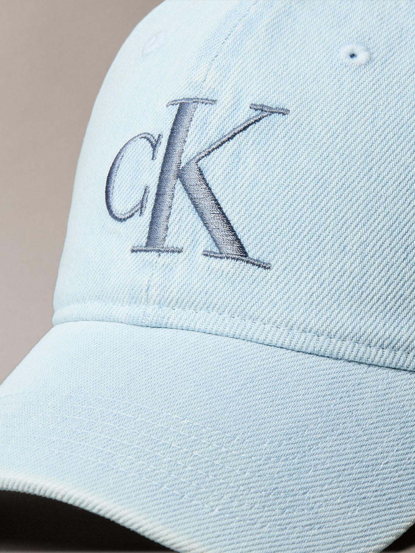 Jockey Denim con Monograma Bordado Celeste Calvin Klein-4