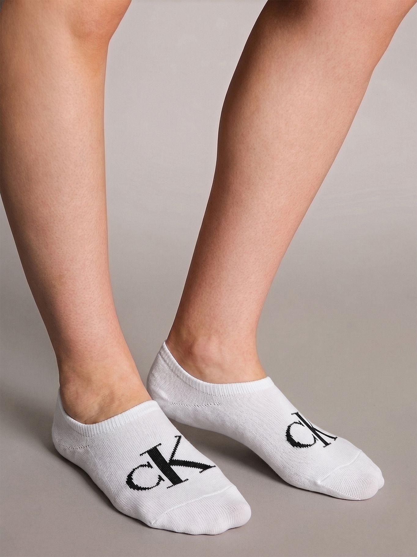 Pack de 6 Calcetines de Punto Plano Blanco Calvin Klein-1
