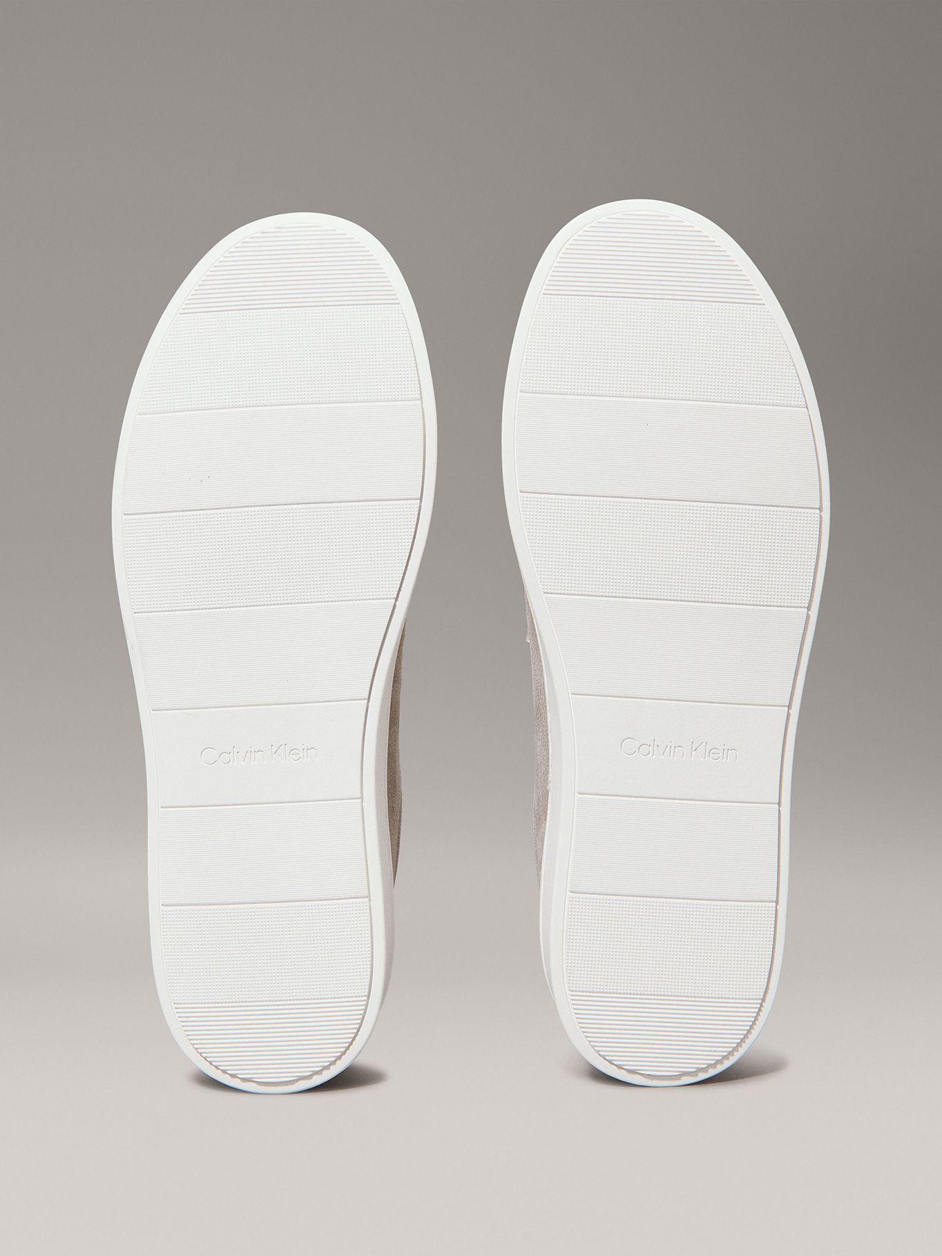 Zapatillas de Cuero Low Top Lace Up Beige Calvin Klein-3