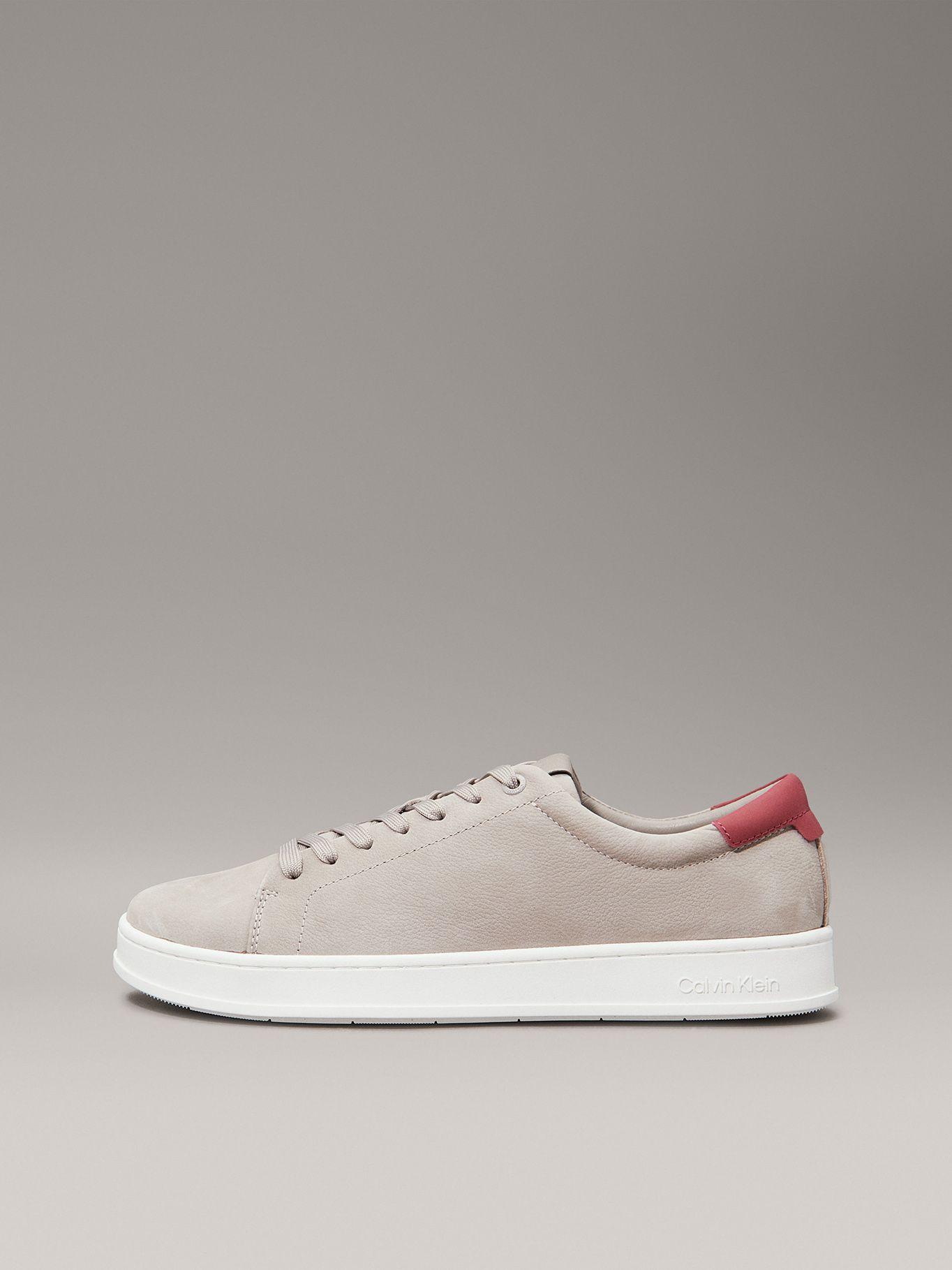 Zapatillas de Cuero Low Top Lace Up Beige Calvin Klein-5