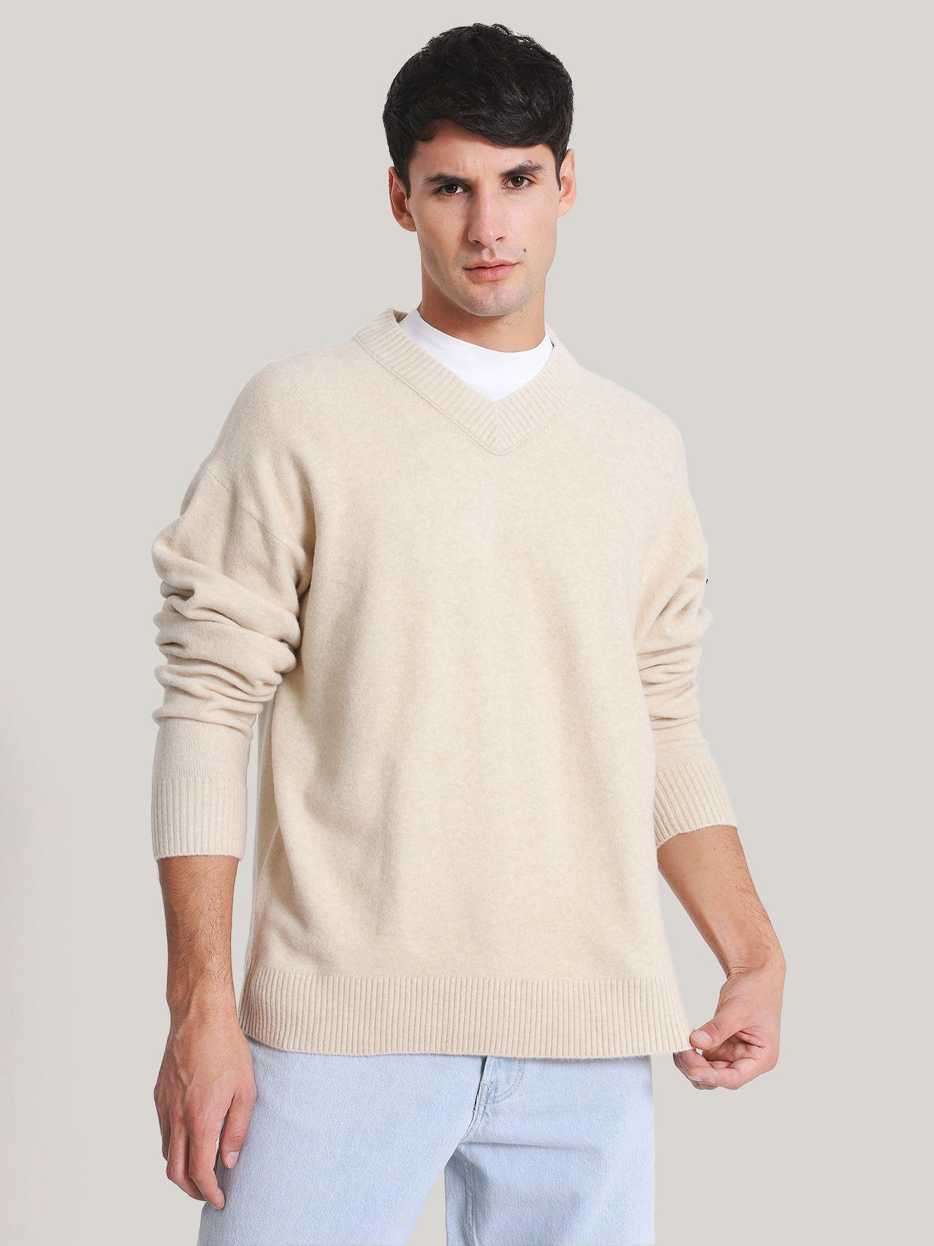 Sweater Blend Comfort Beige Calvin Klein-0