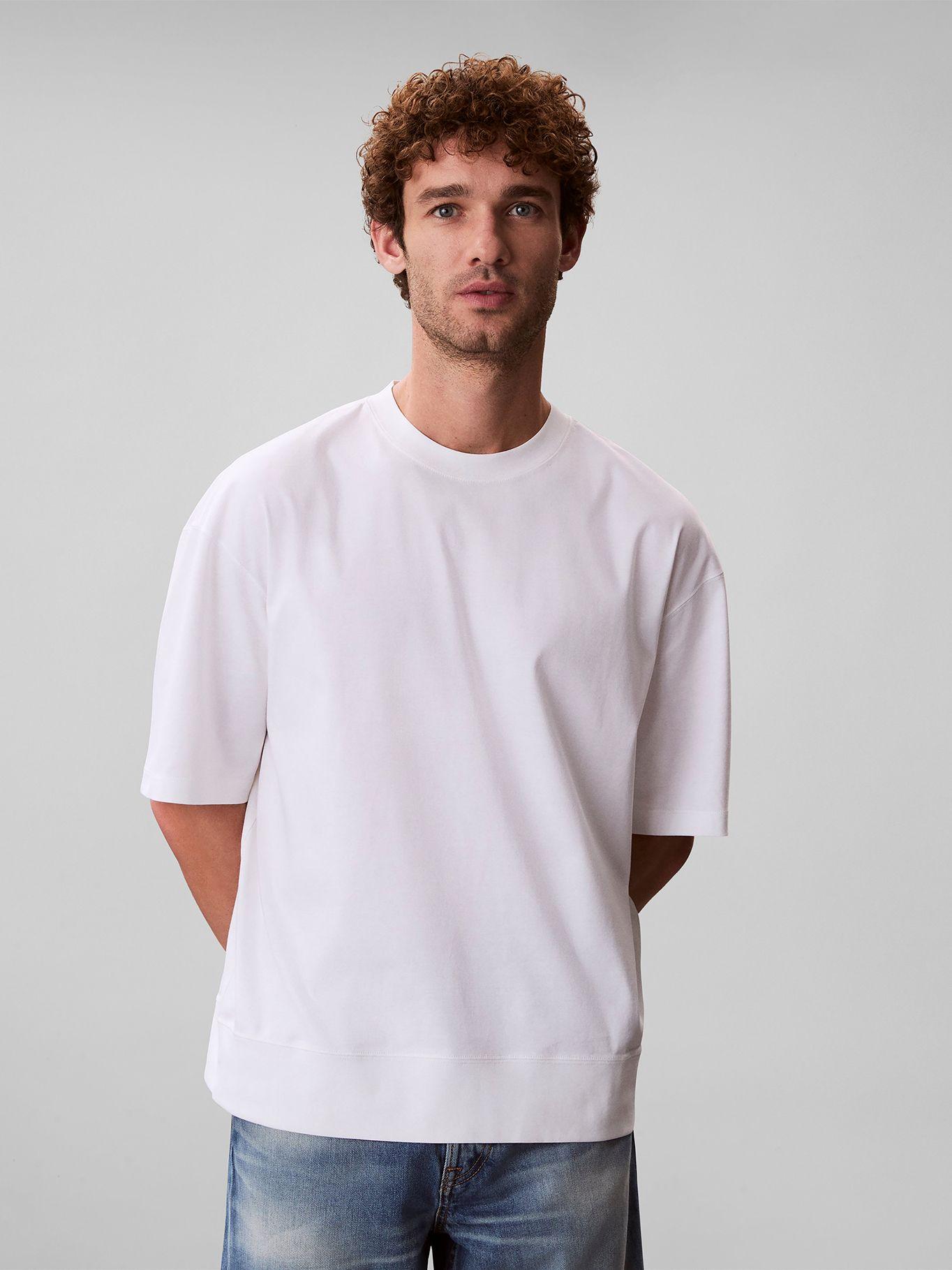 Polera Interlock Premium Blanco Calvin Klein-0