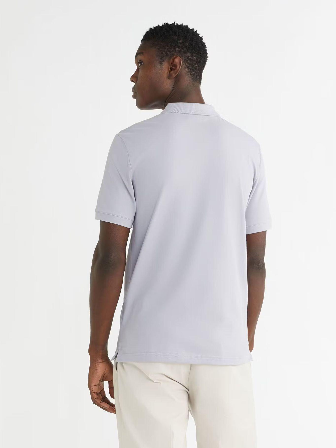 Polo Slim Button  Gris Calvin Klein-2