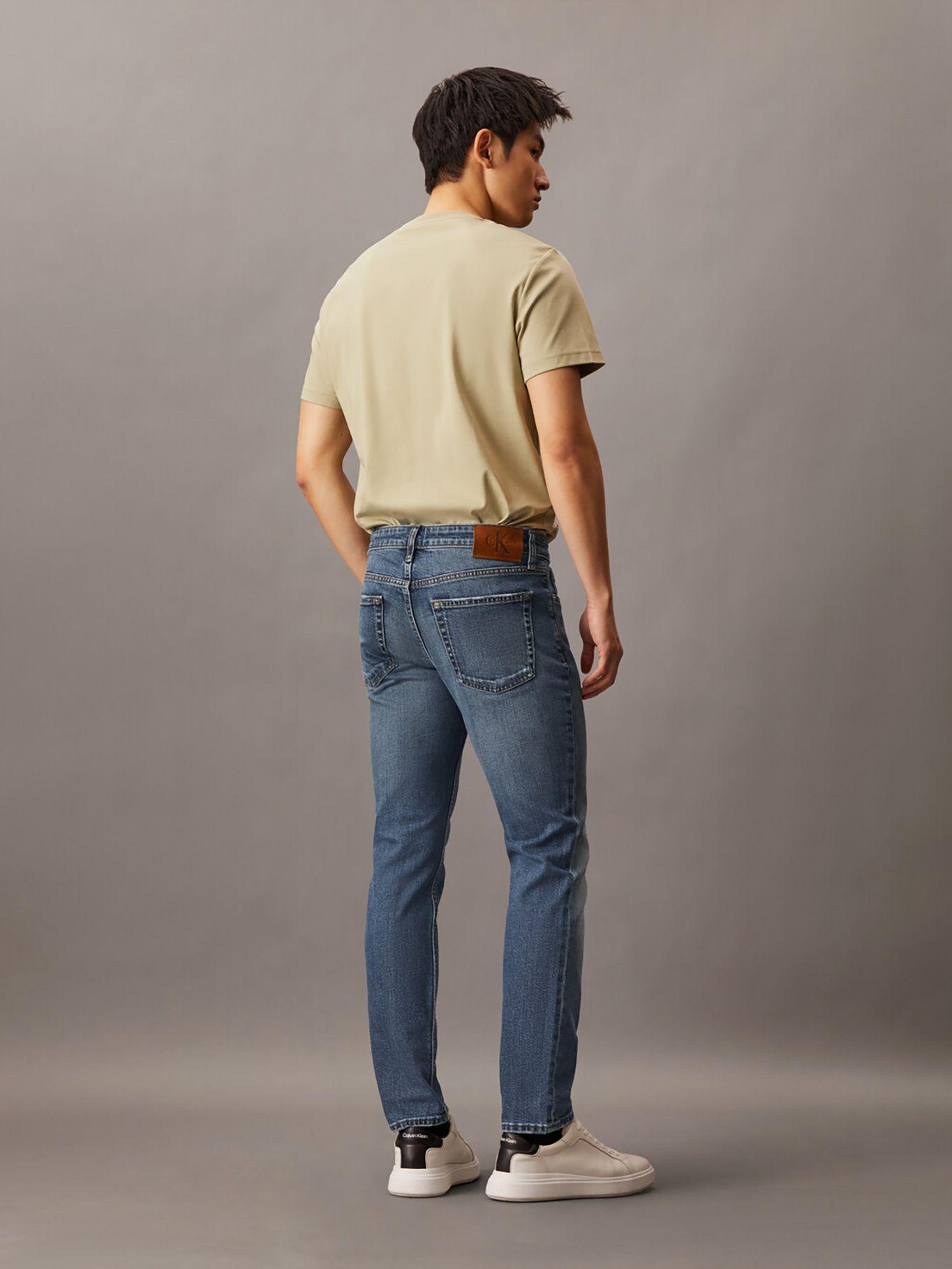 Jeans Slim Faded Azul Calvin Klein-1