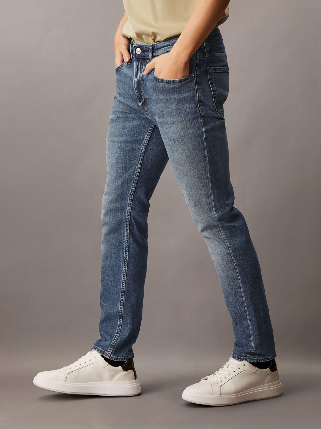 Jeans Slim Faded Azul Calvin Klein-3