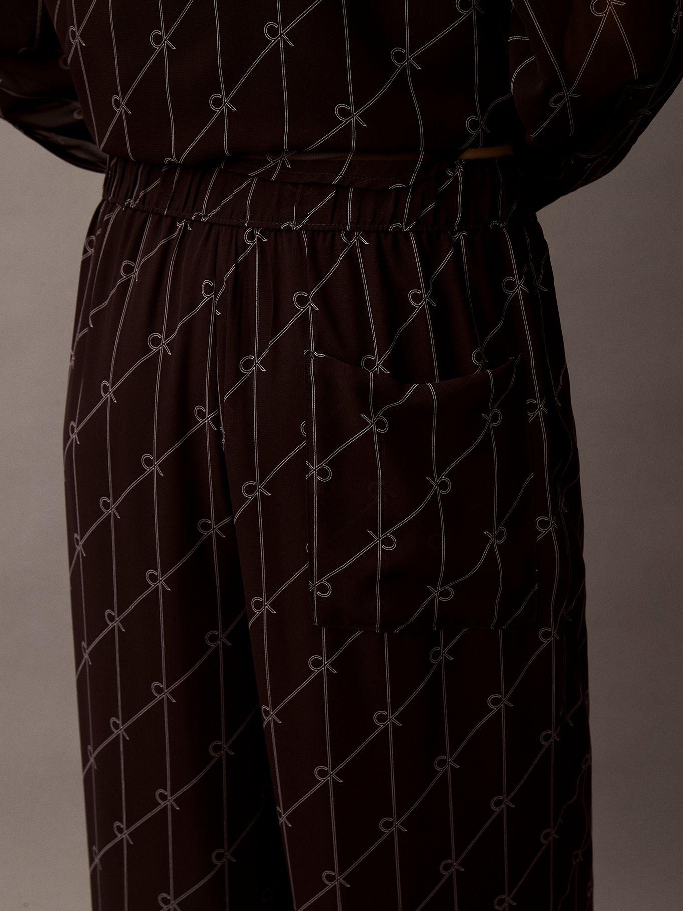 Pantalón Pull On Wide Leg Negro Calvin Klein-3