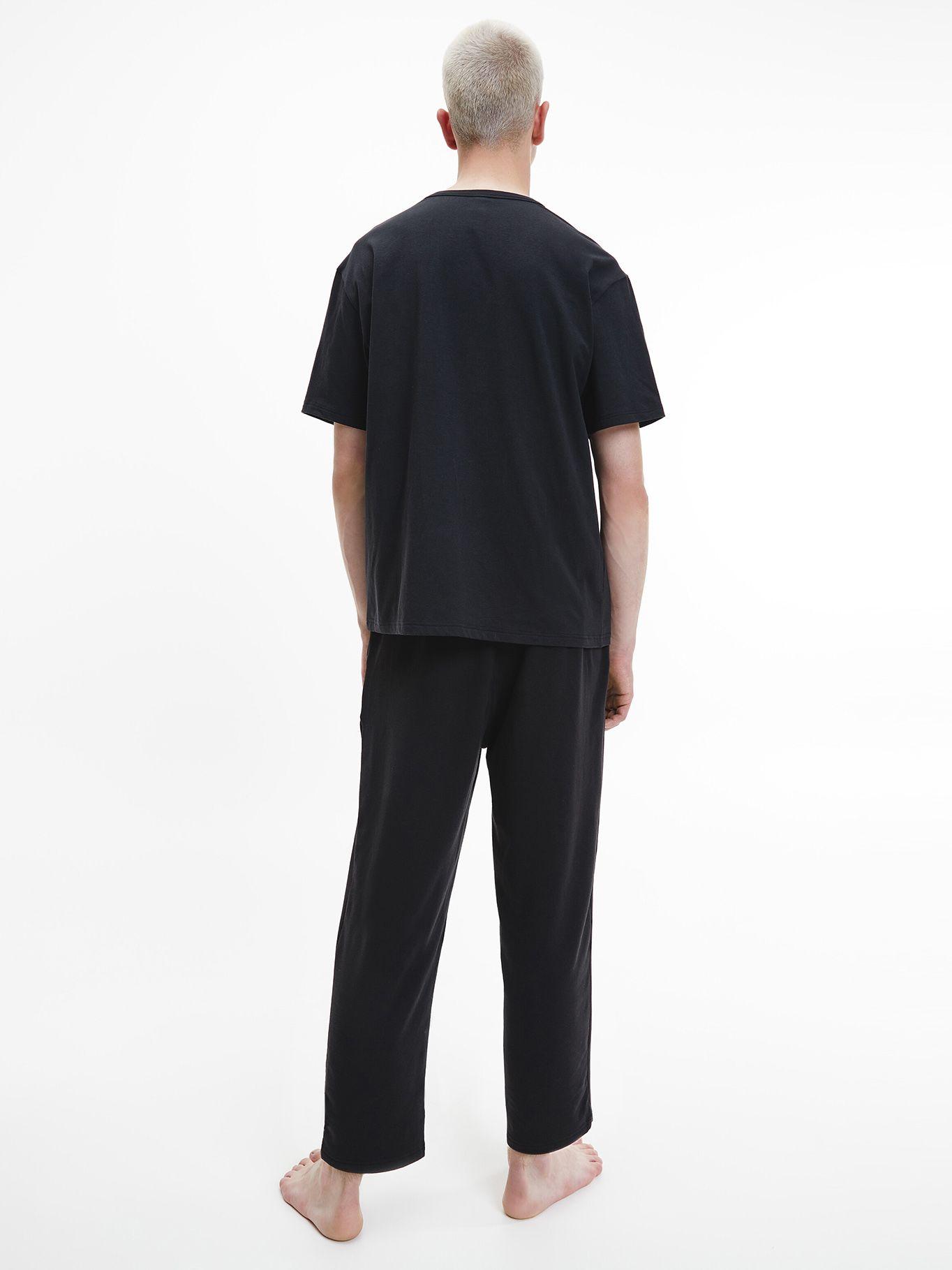 Polera Pijama Embossed Icon Negro Calvin Klein-2