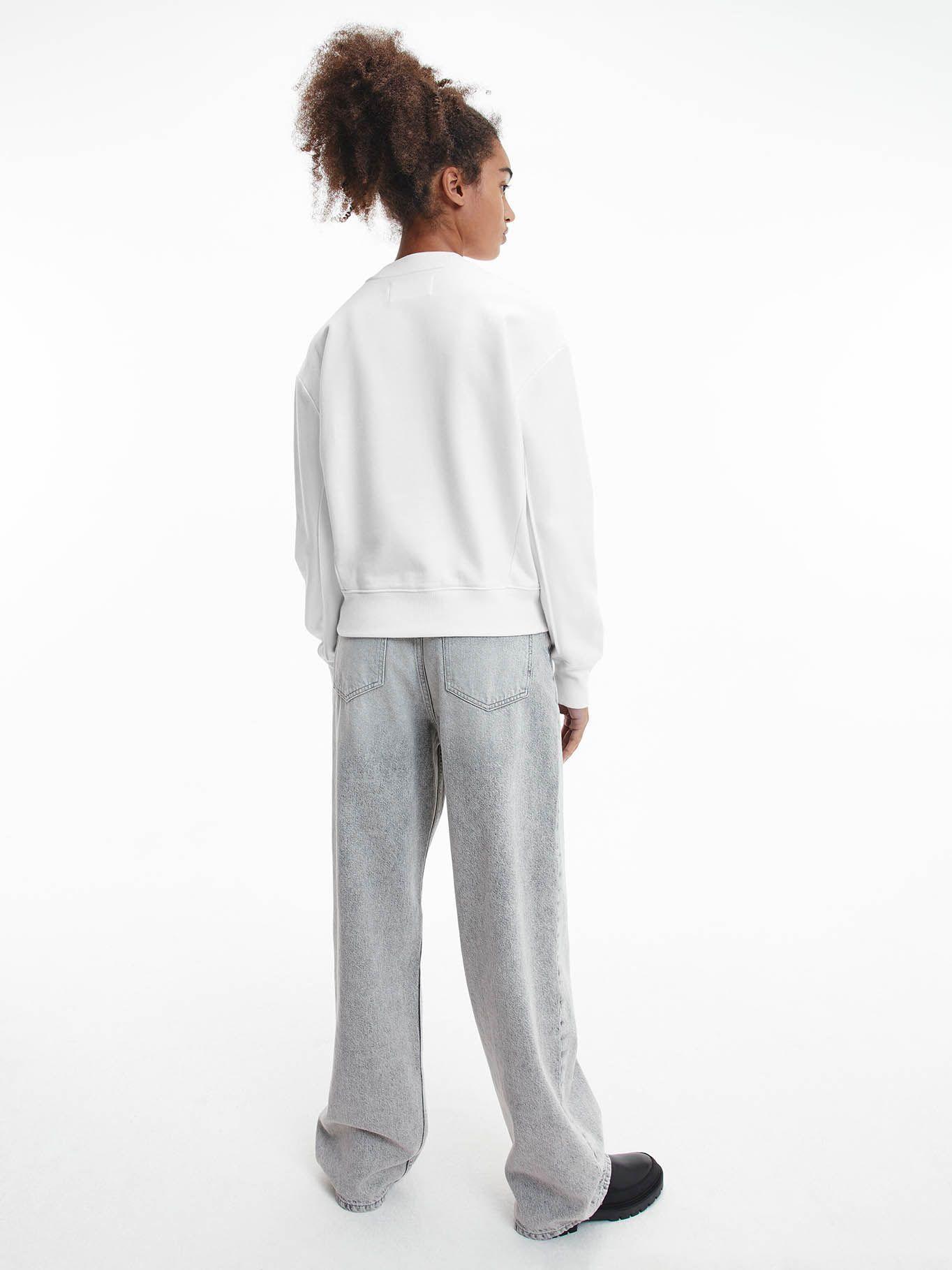 Polerón Monogram Blanco Calvin Klein-2