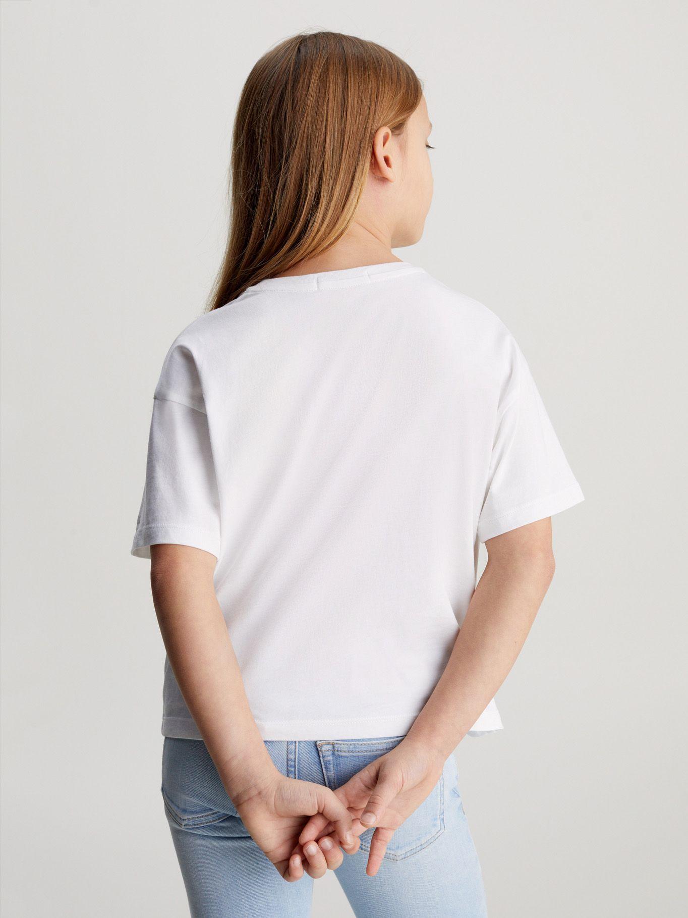 Polera Niña Serenity Monogram Blanco Calvin Klein-2