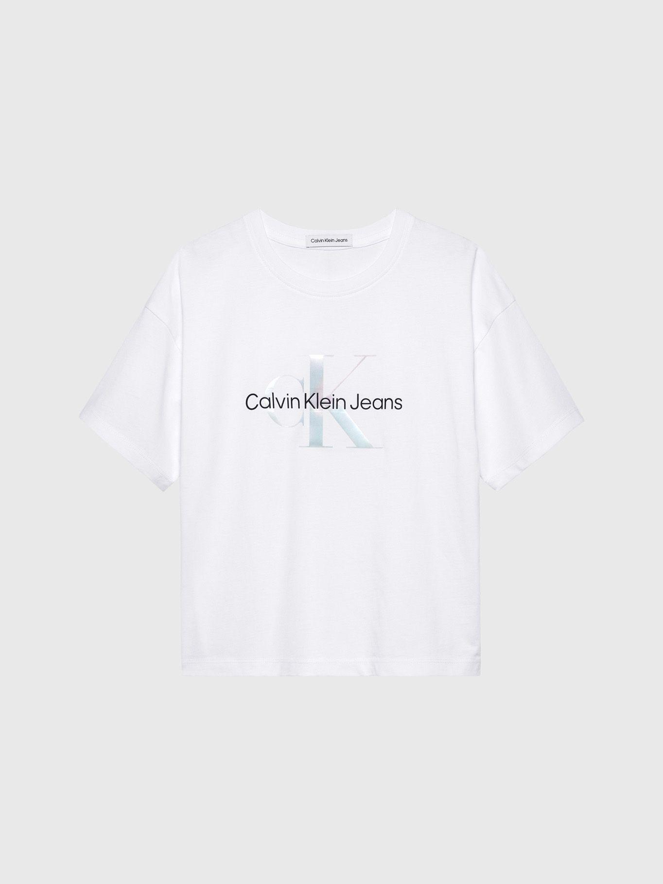 Polera Niña Serenity Monogram Blanco Calvin Klein-4