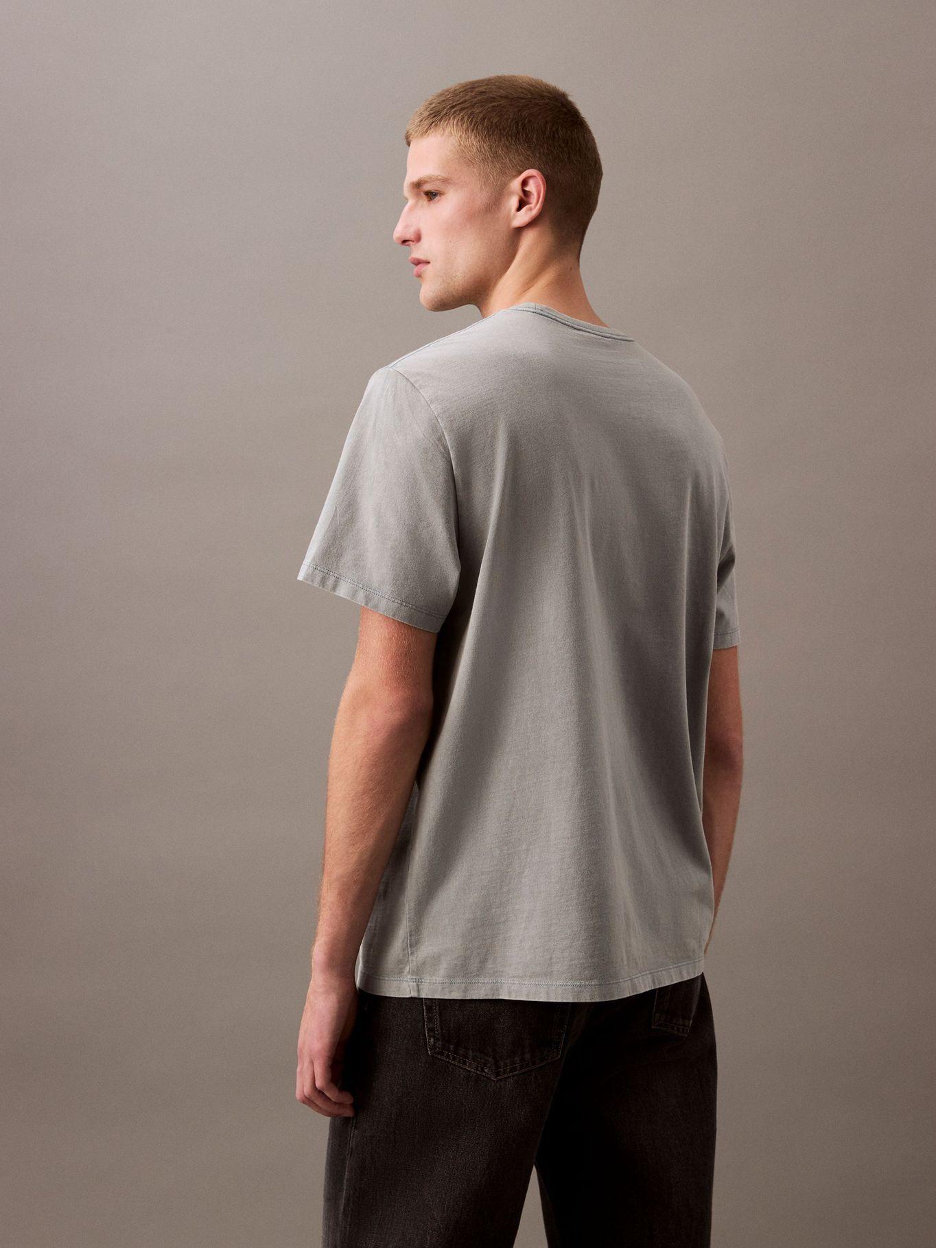 Polera Acid Wash Graphic Gris Calvin Klein-2