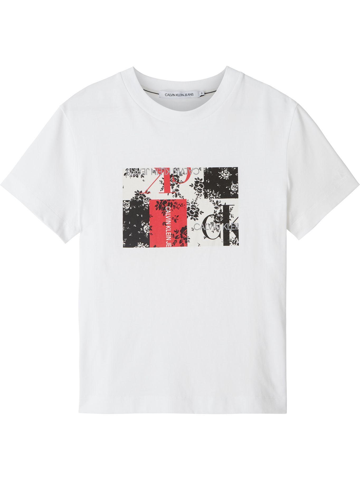 Polera Print Mixed Blanco Calvin Klein-3