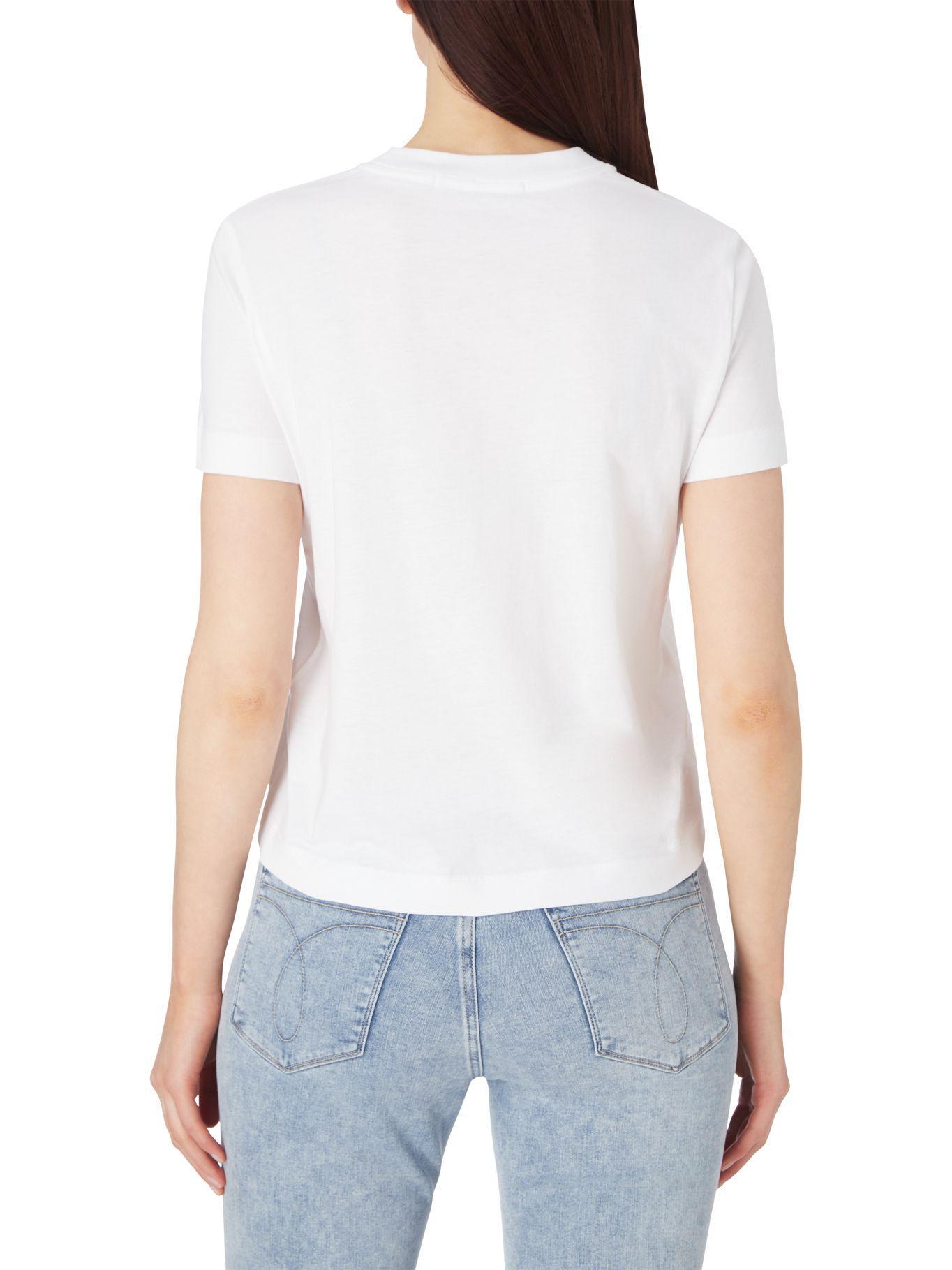 Polera Print Mixed Blanco Calvin Klein-1