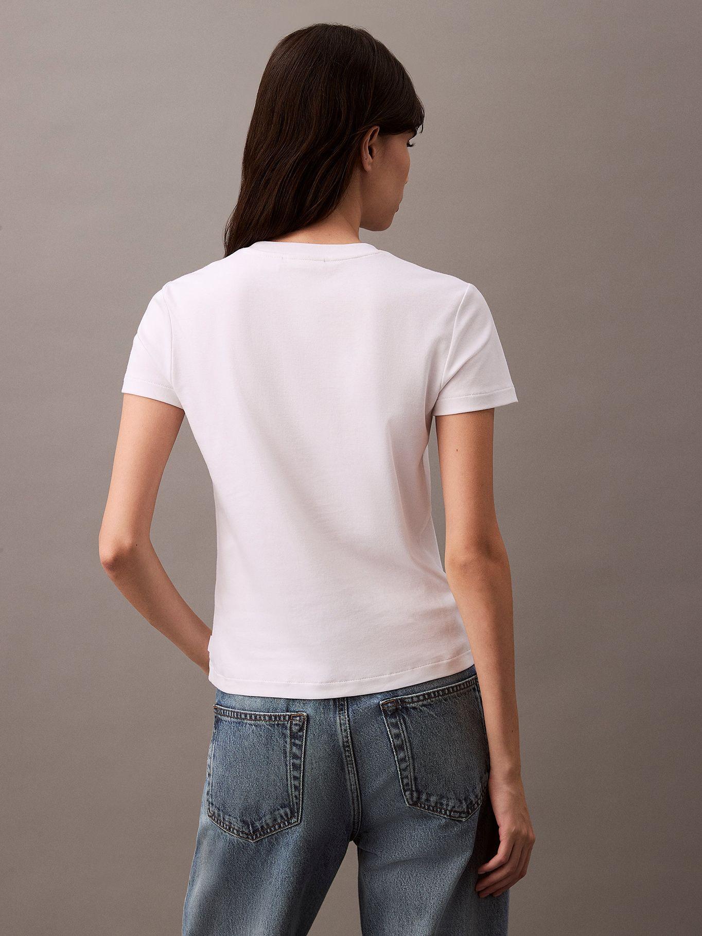 Polera Refined Cotton Relaxed Blanco Calvin Klein-2