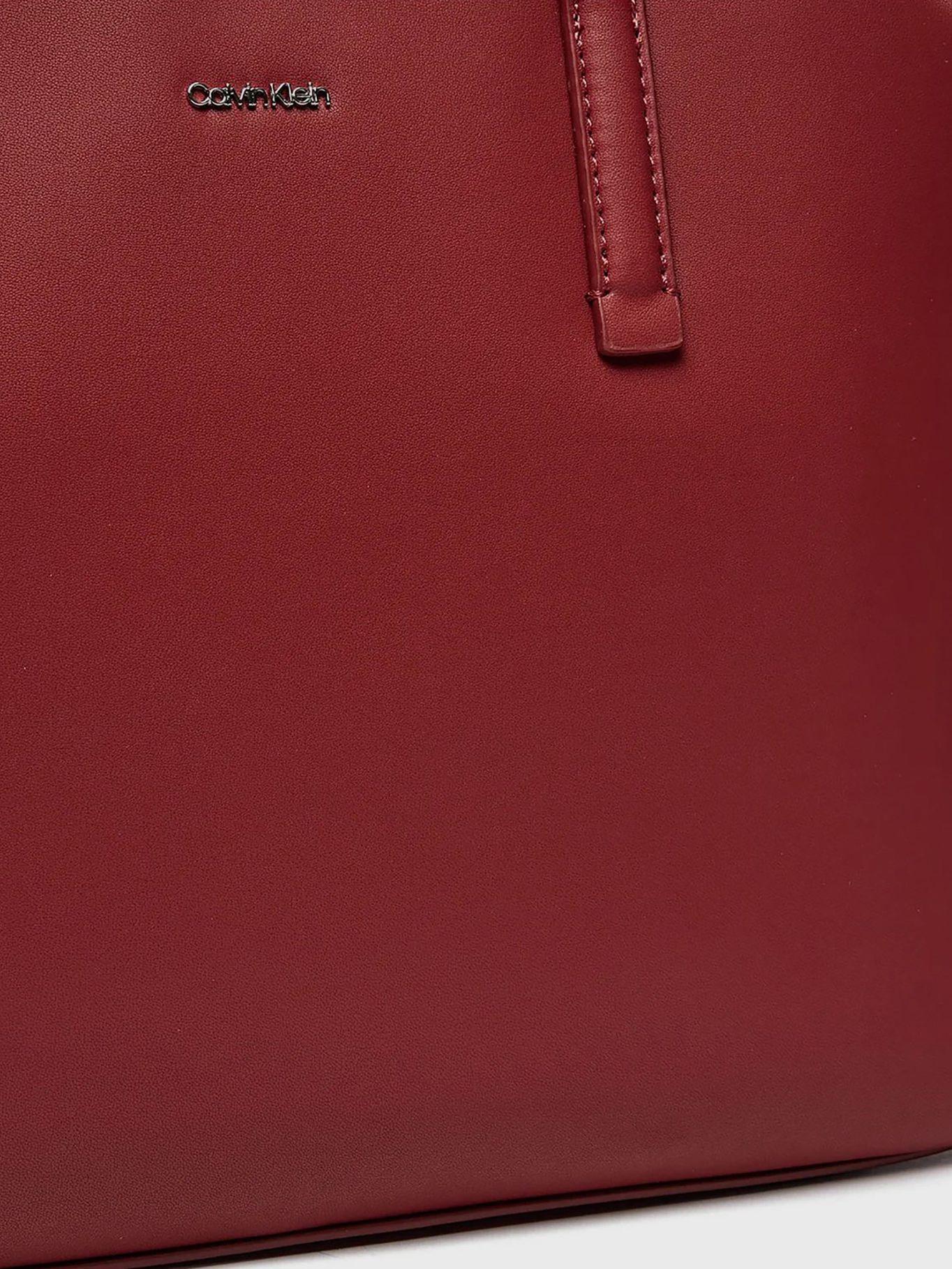 Cartera Tote Ck Must Rojo Calvin Klein-2