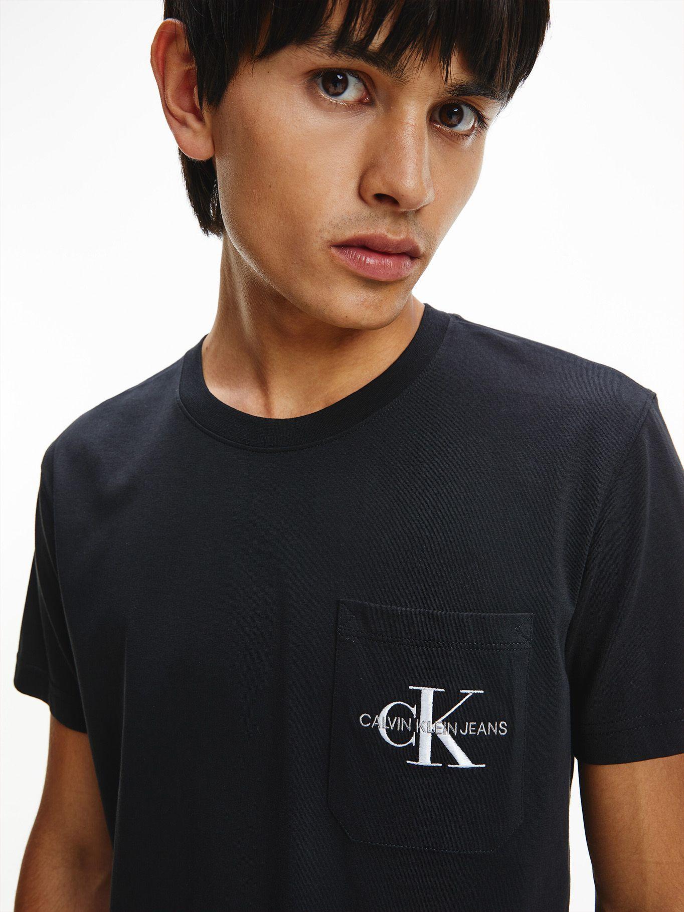 Polera Embroidery Pocket Negro Calvin Klein-3