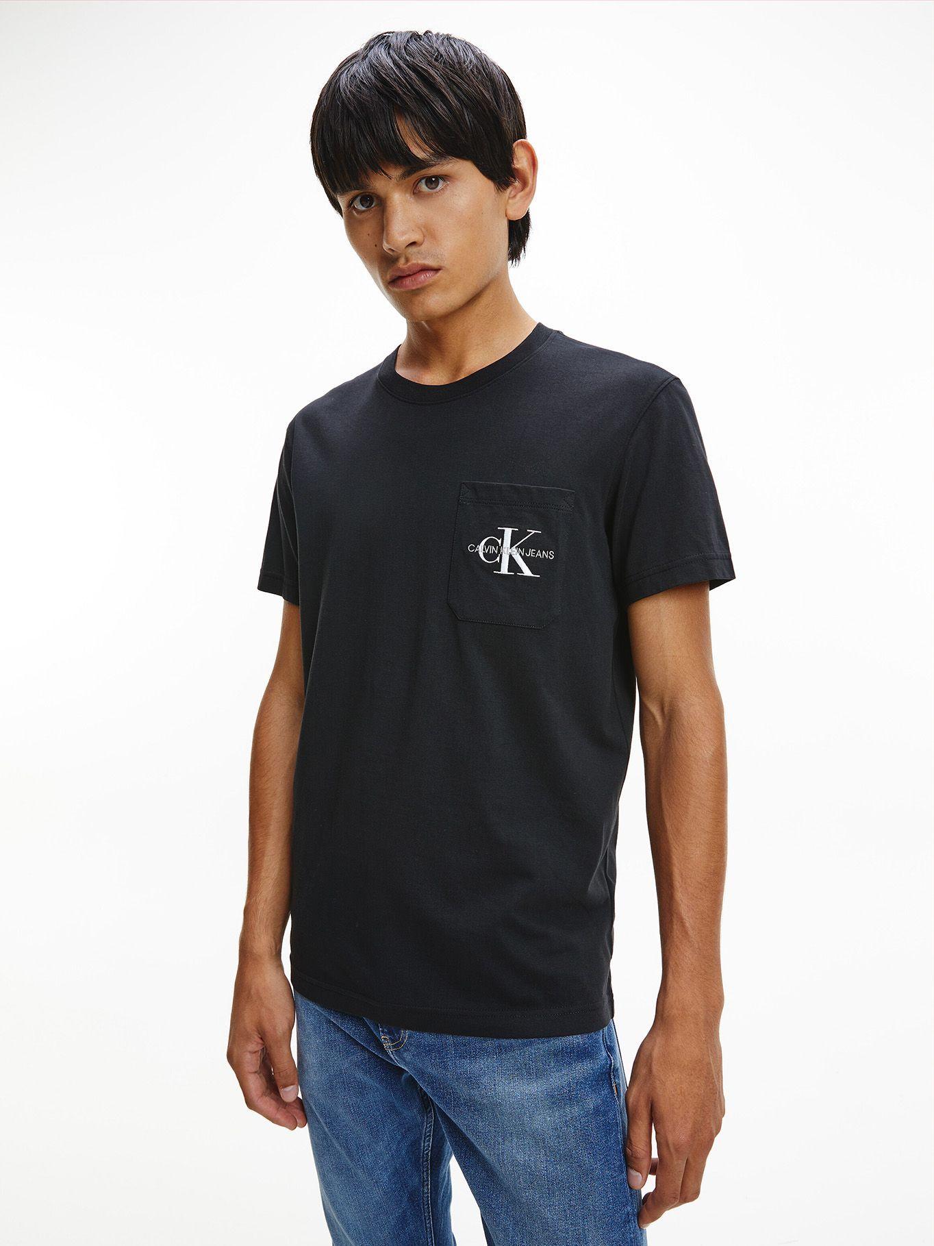Polera Embroidery Pocket Negro Calvin Klein-0