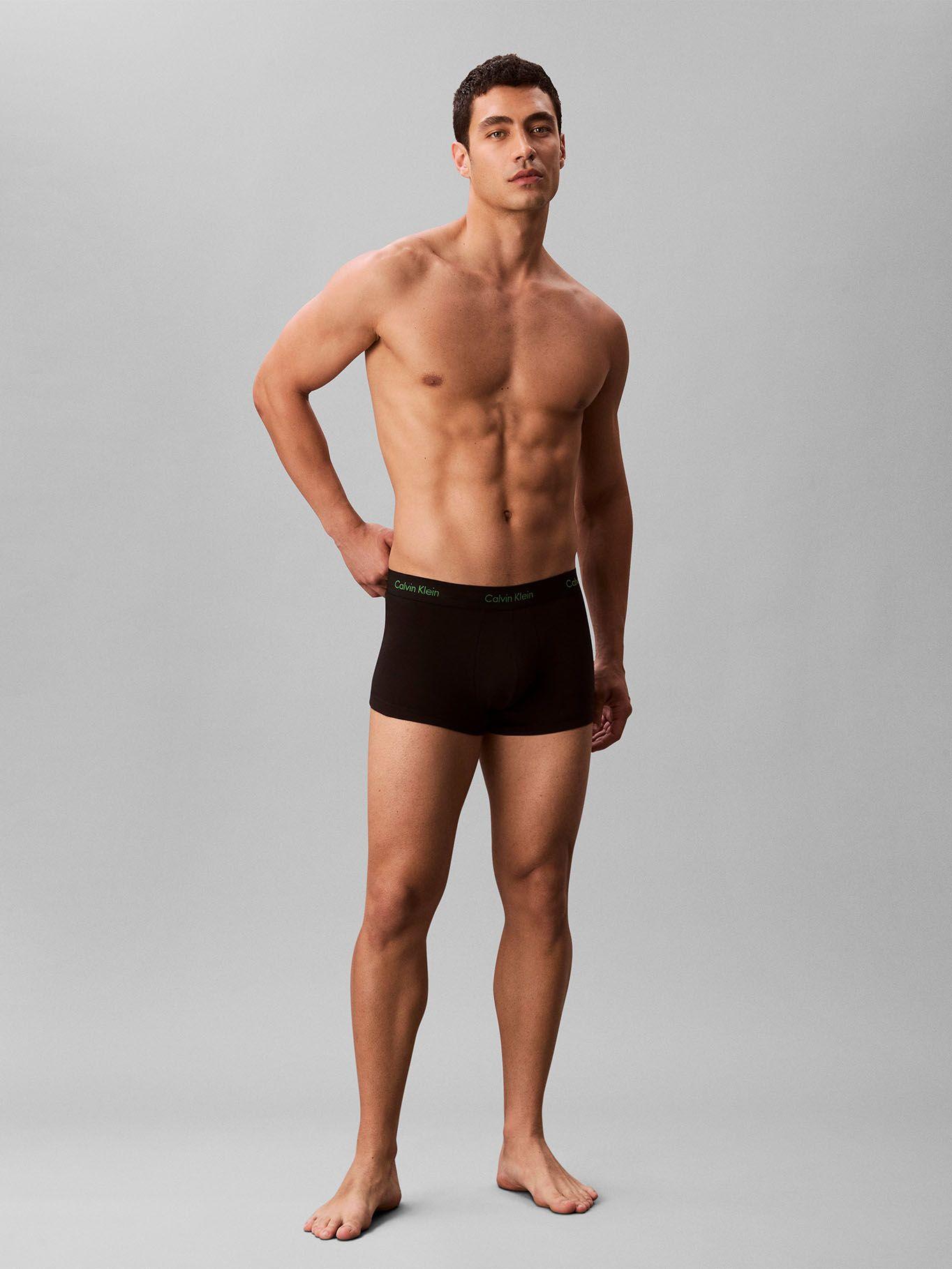 Pack 3 Bóxer Low Rise Trunk Cotton Negro Calvin Klein-2