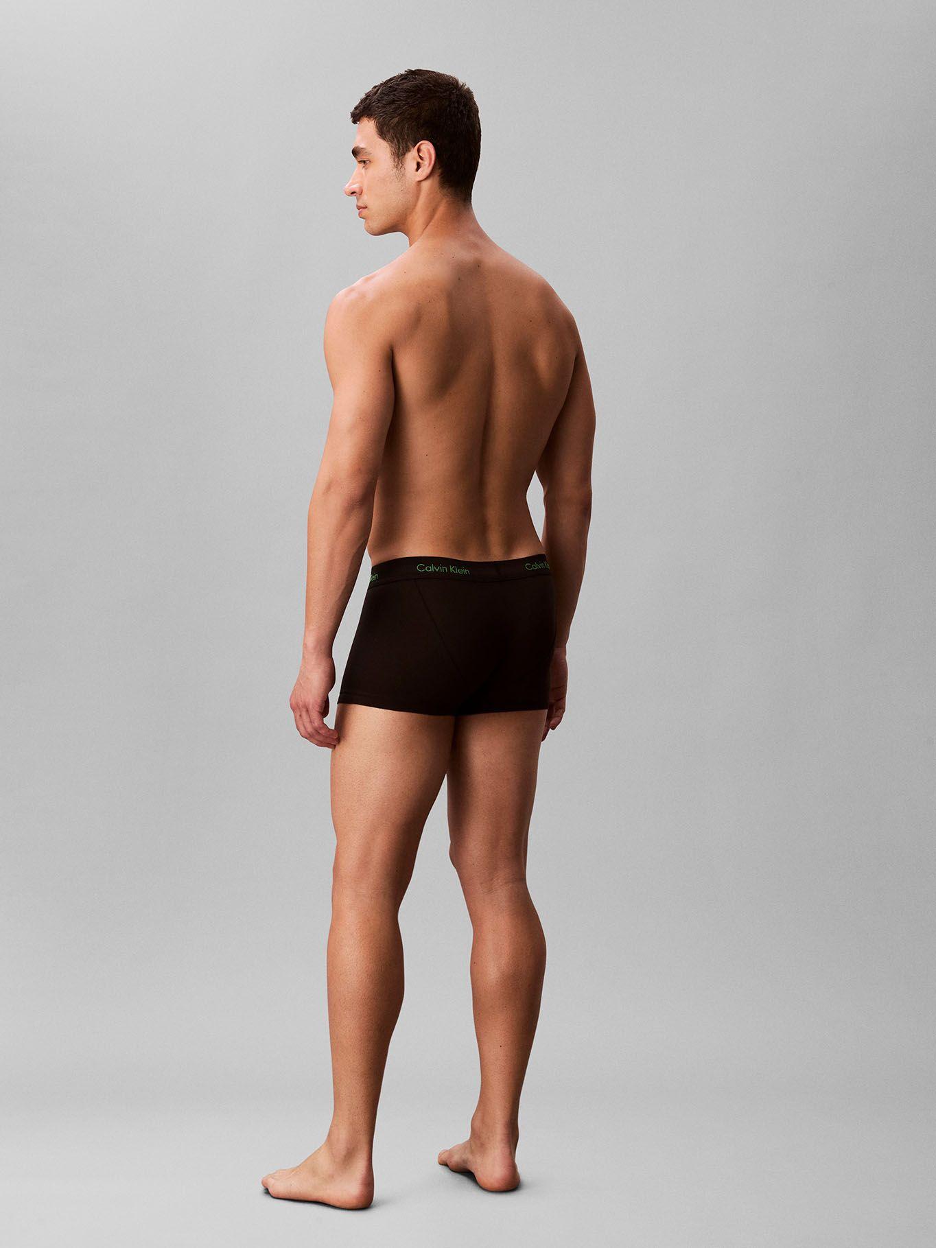 Pack 3 Bóxer Low Rise Trunk Cotton Negro Calvin Klein-3