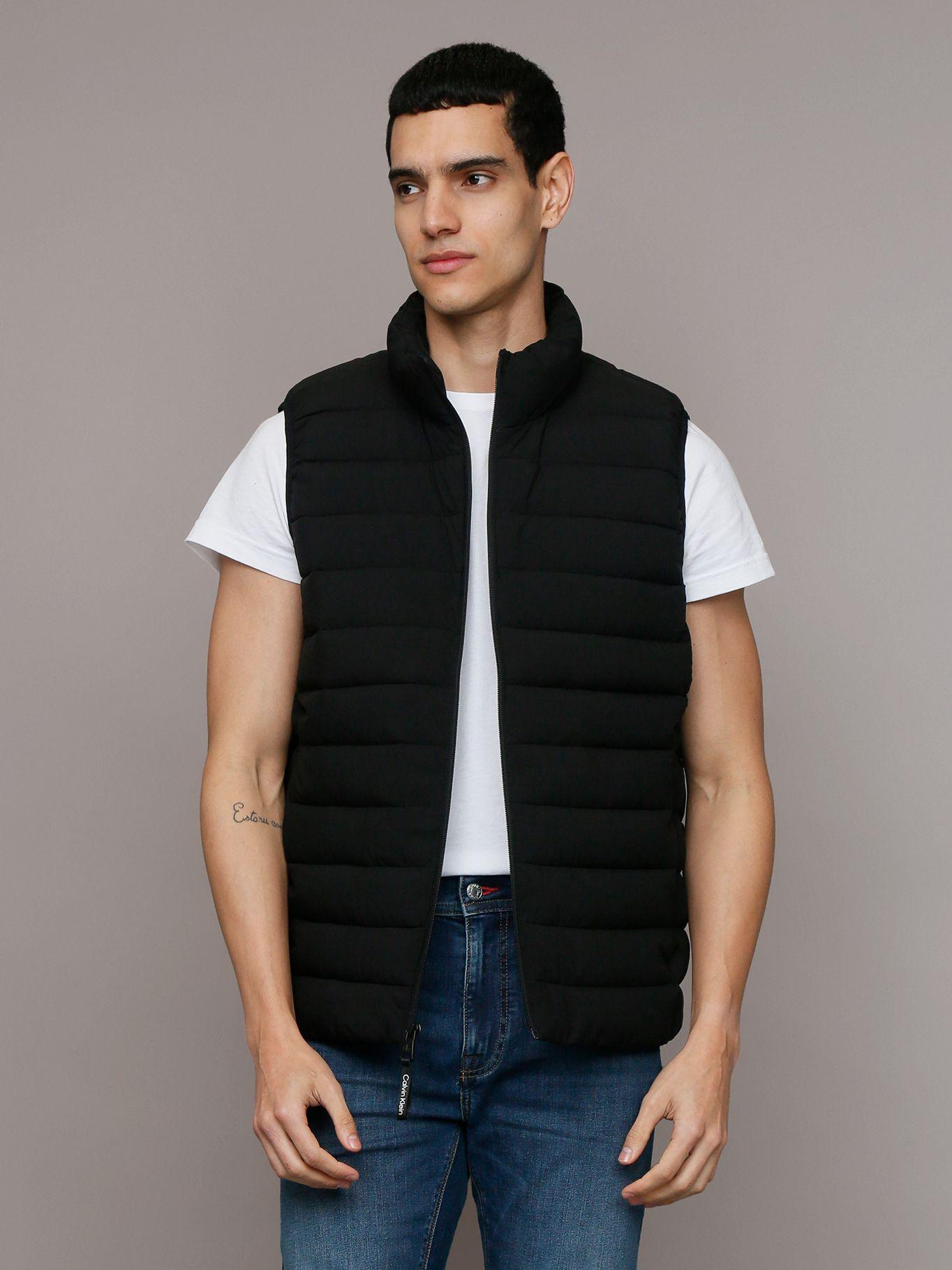 Chaqueta Vest Acolchada Negro Calvin Klein-0