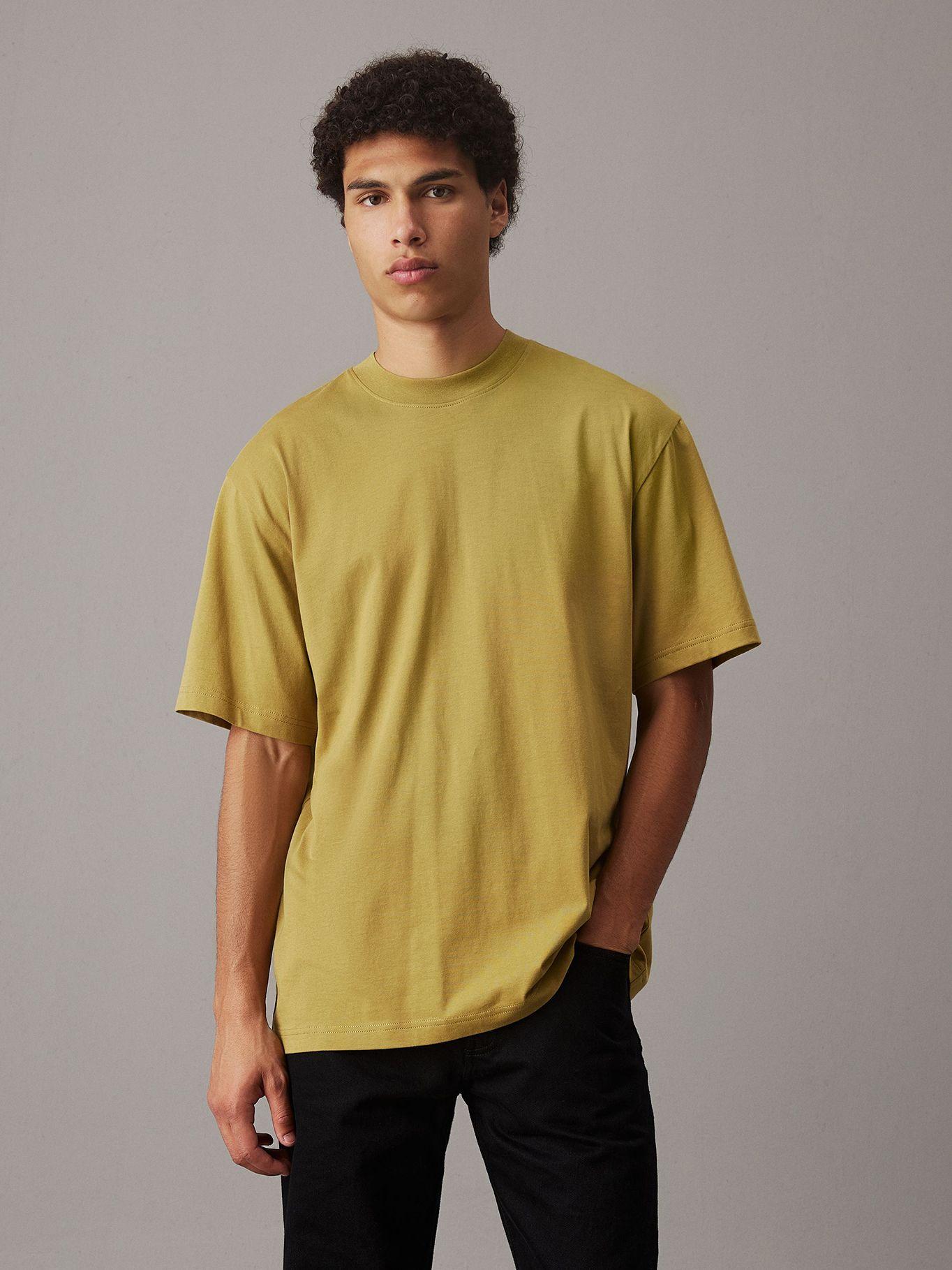 Polera relaxed con etiqueta Verde Calvin Klein-0