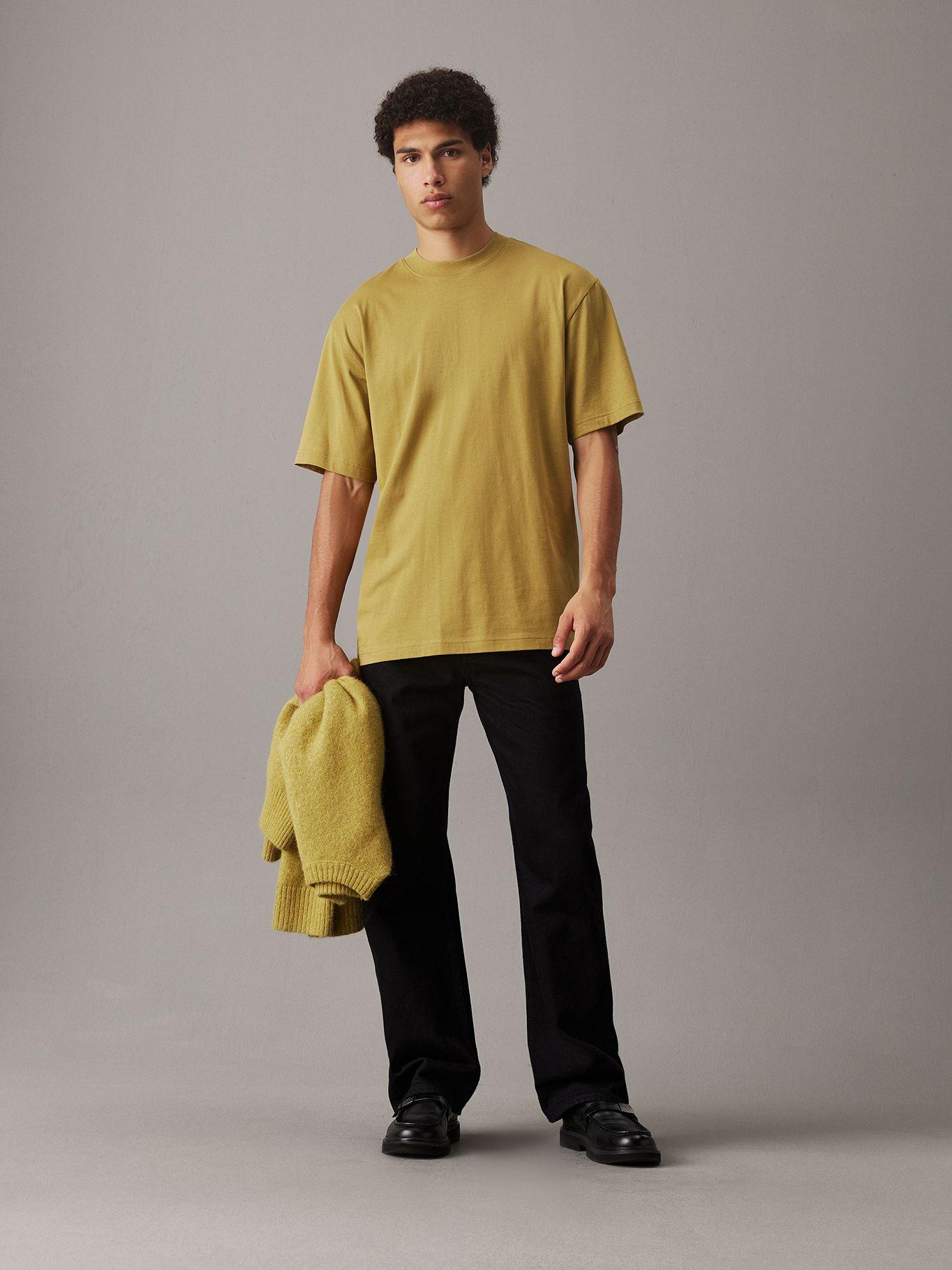 Polera relaxed con etiqueta Verde Calvin Klein-1