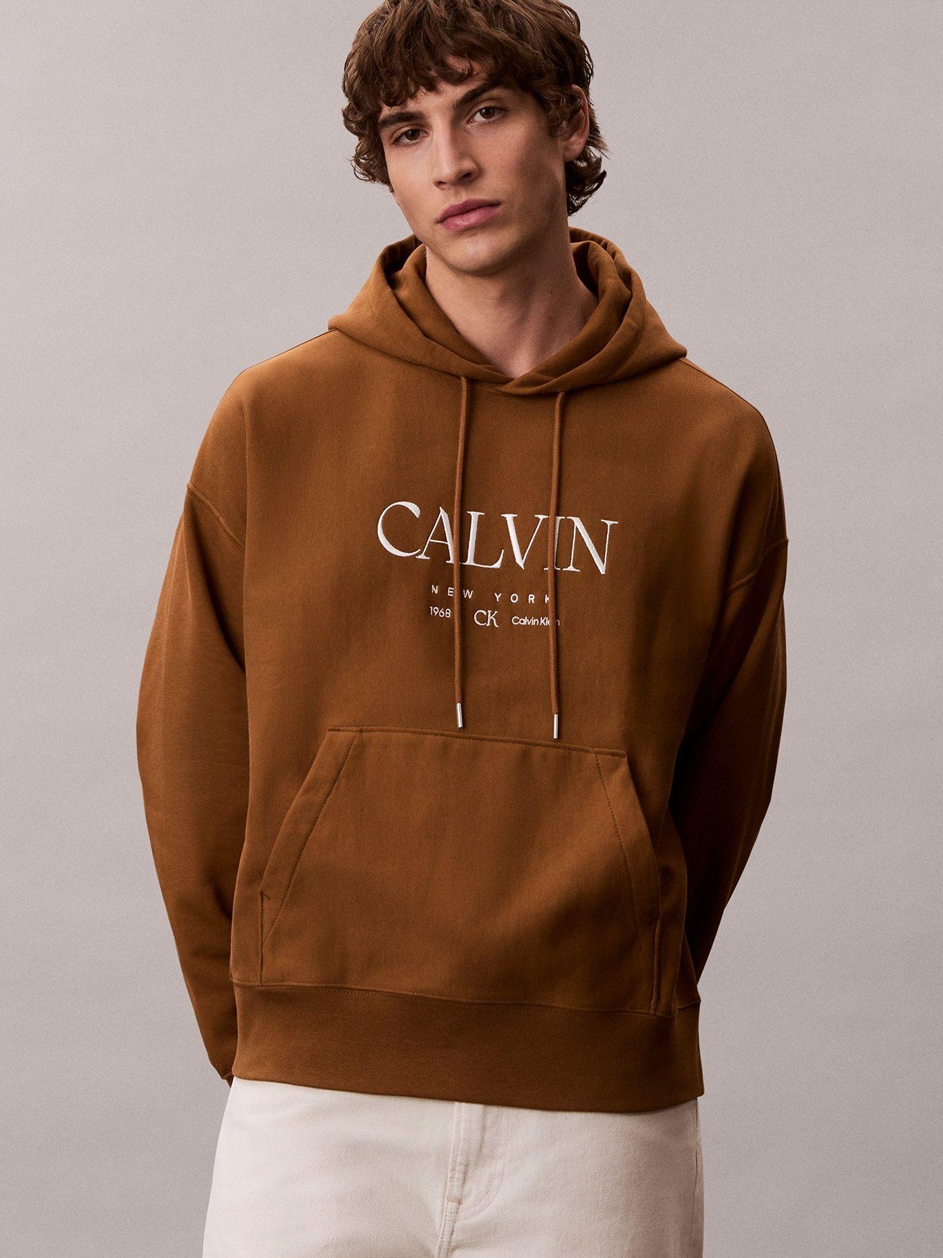 Polerón Premium Terry Cafe Calvin Klein-3