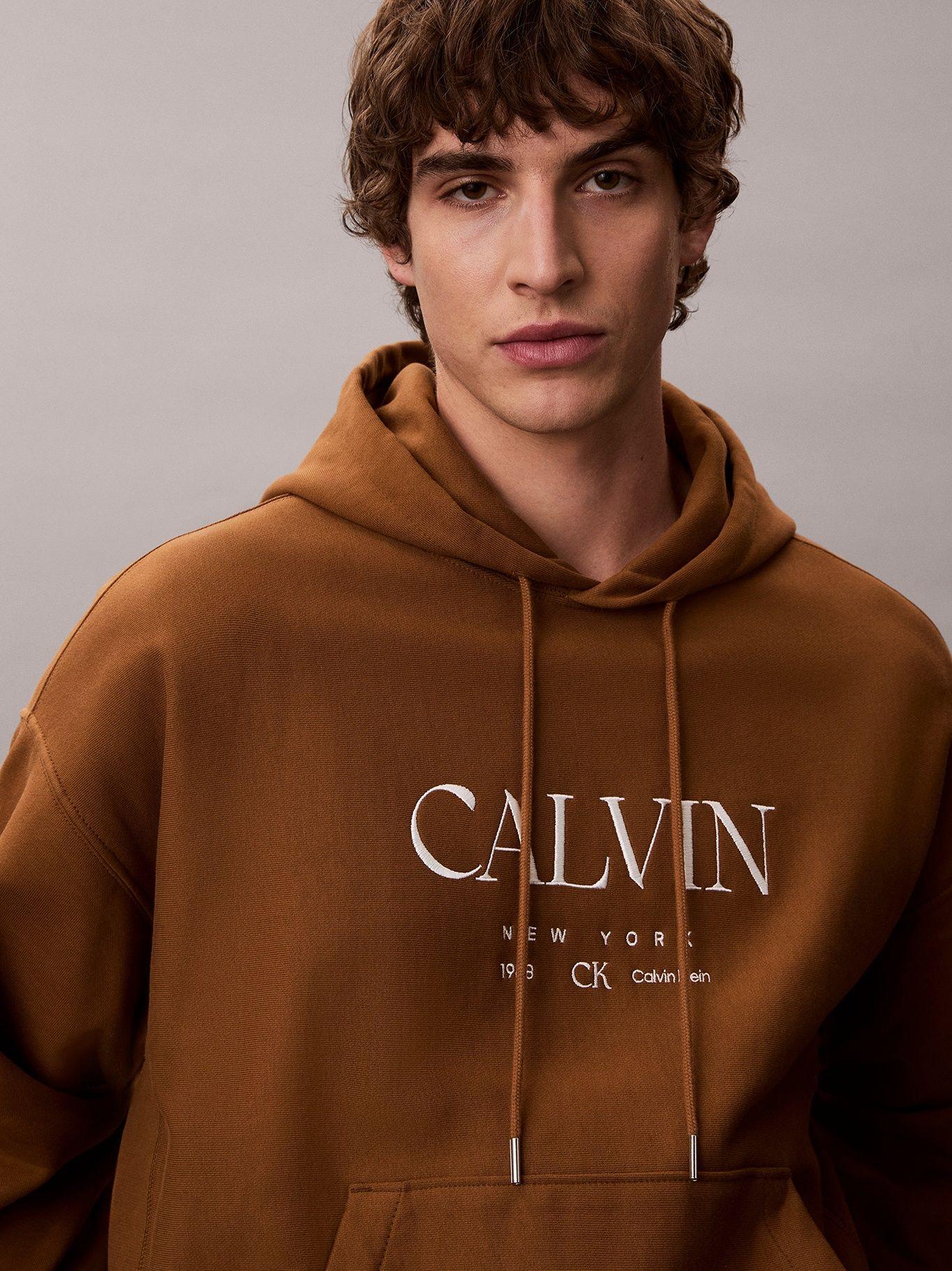 Polerón Premium Terry Cafe Calvin Klein-4