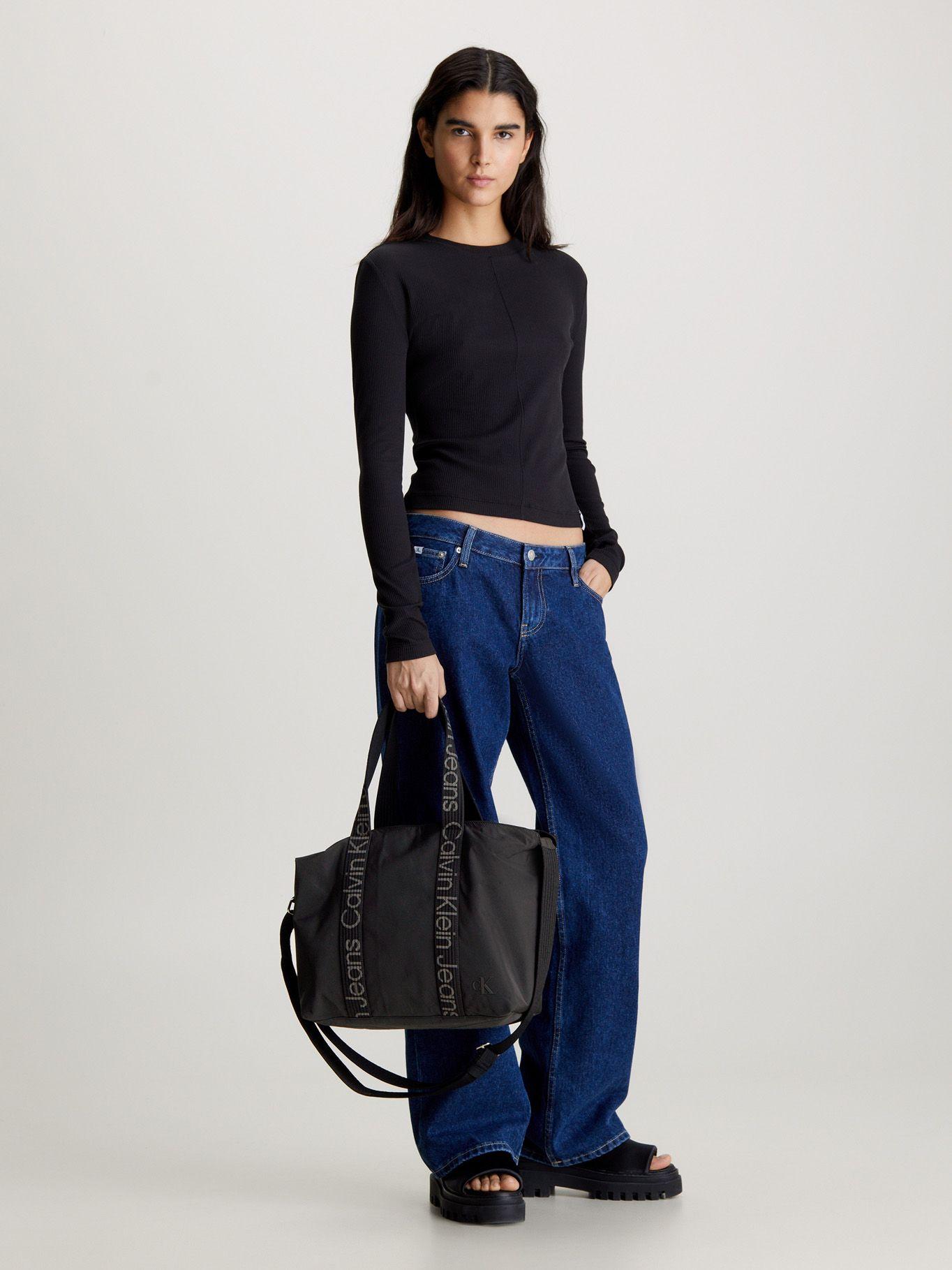 Cartera Shopper Ultralight Negro Calvin Klein-4