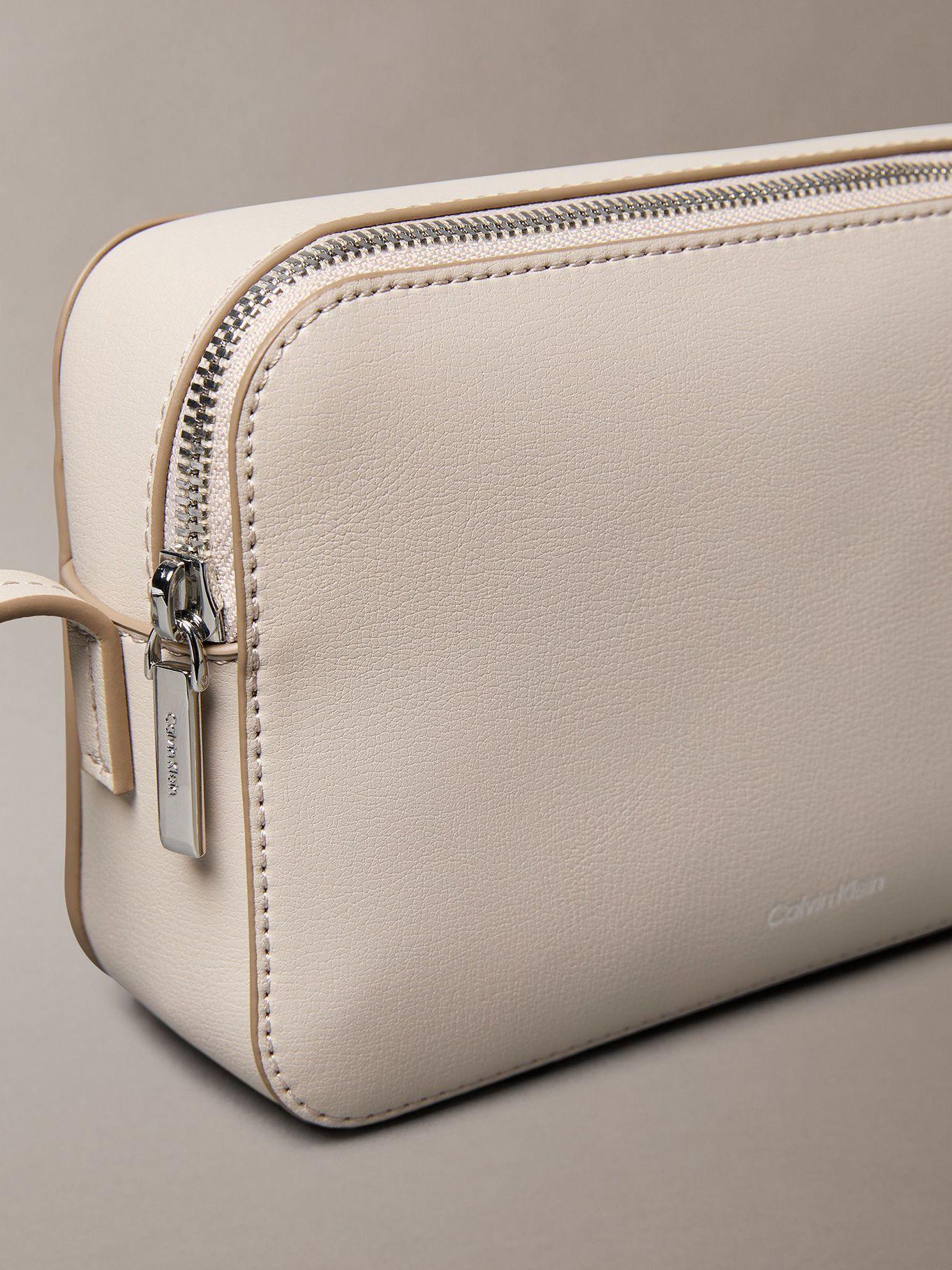 Bandolera Con Cierre De Cremallera Beige Calvin Klein-4