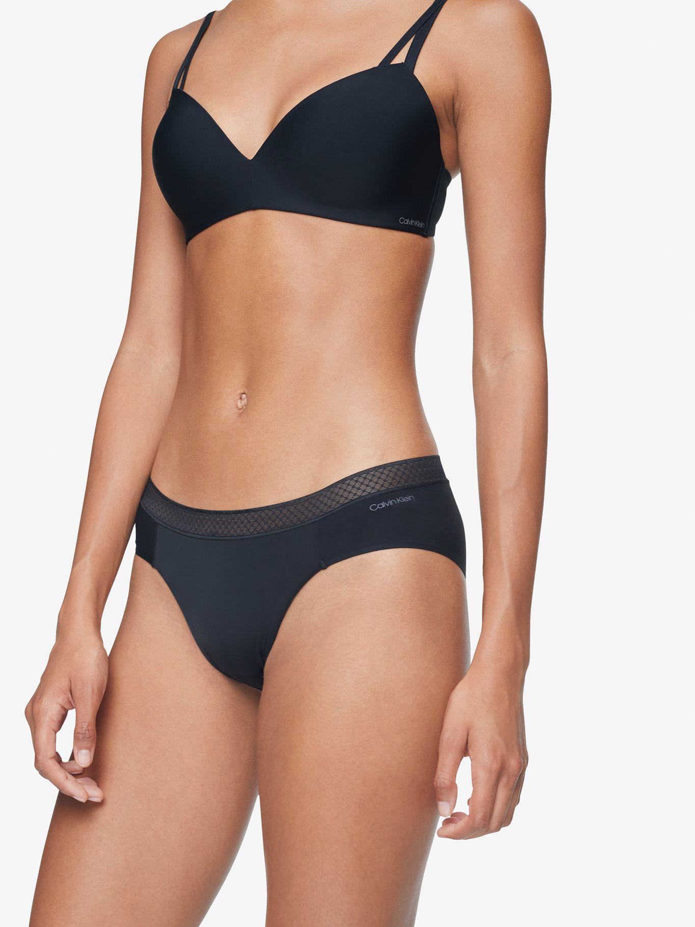 Calzón Bikini Seductive Comfort Negro Calvin Klein-2